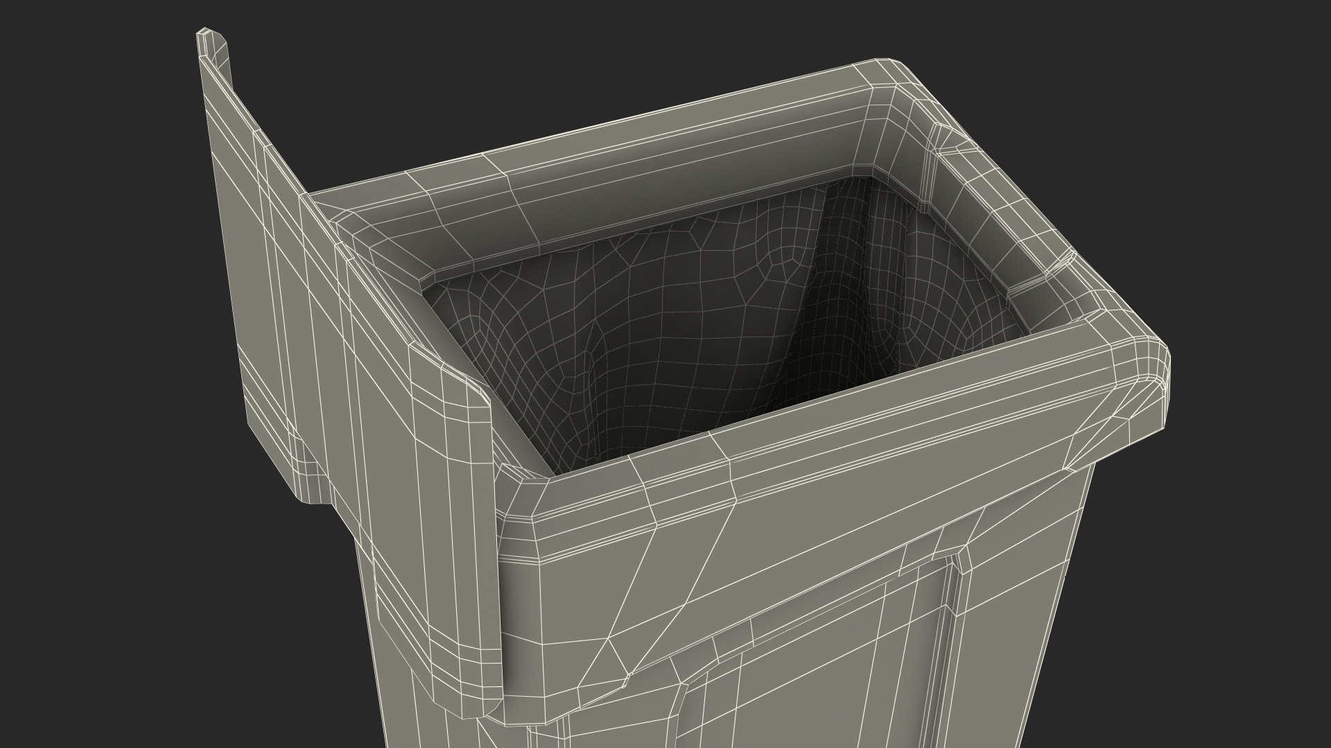 3D Landfill Waste Bin model