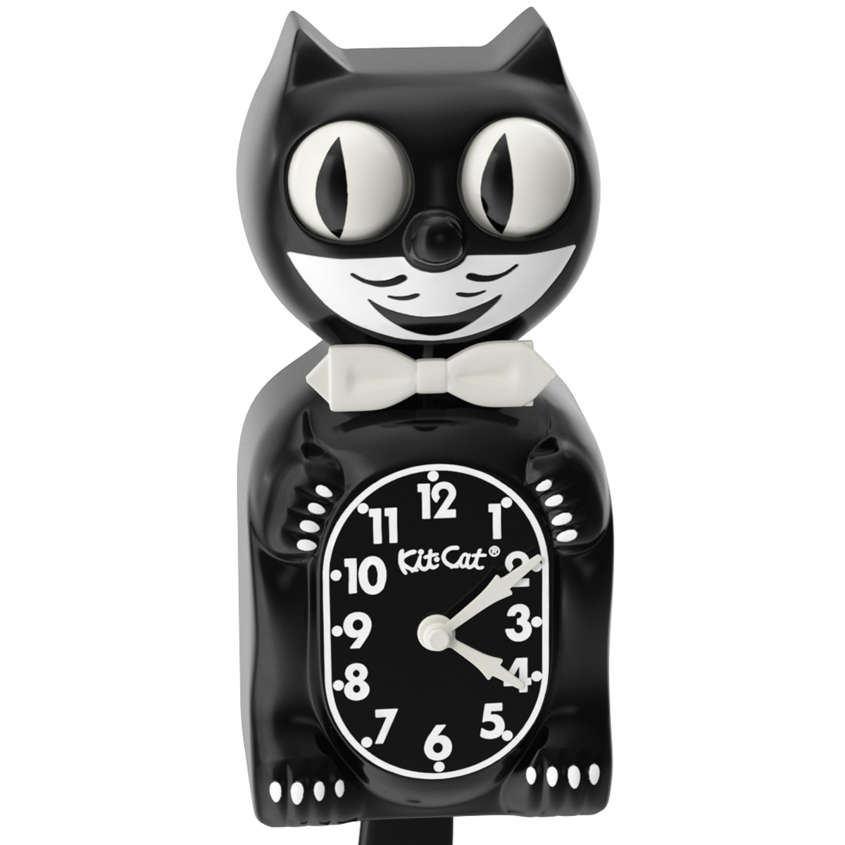 3D Classic Black Kit Cat Clock Rigged for Maya model