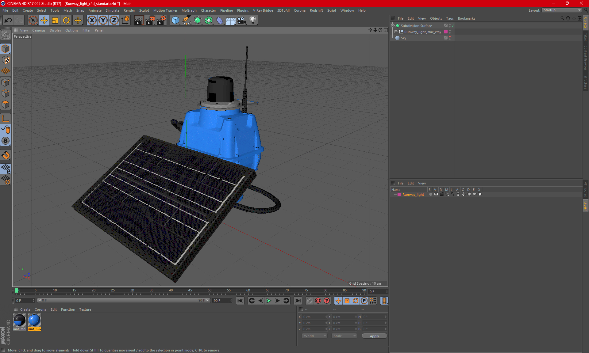 Runway light 3D