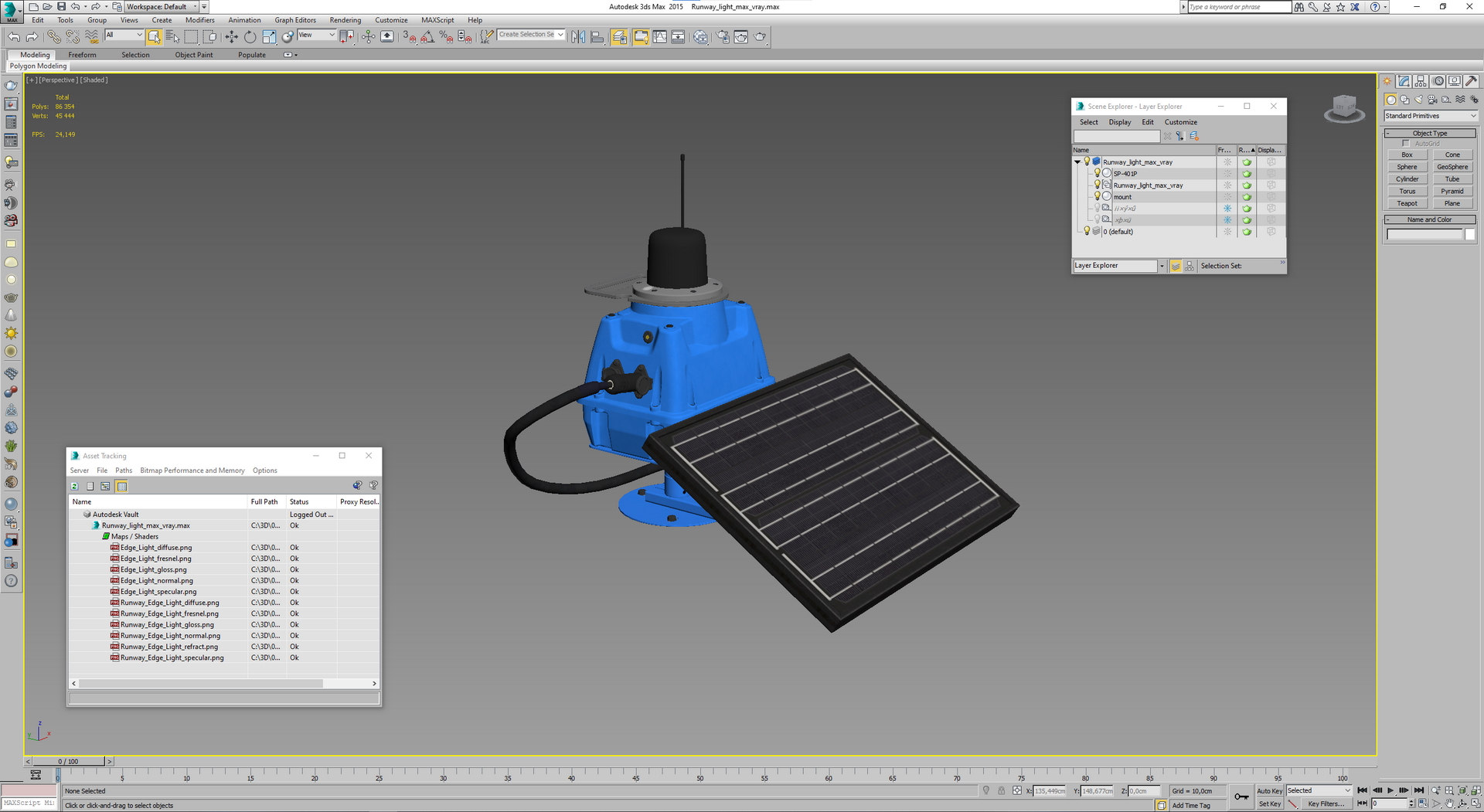 Runway light 3D
