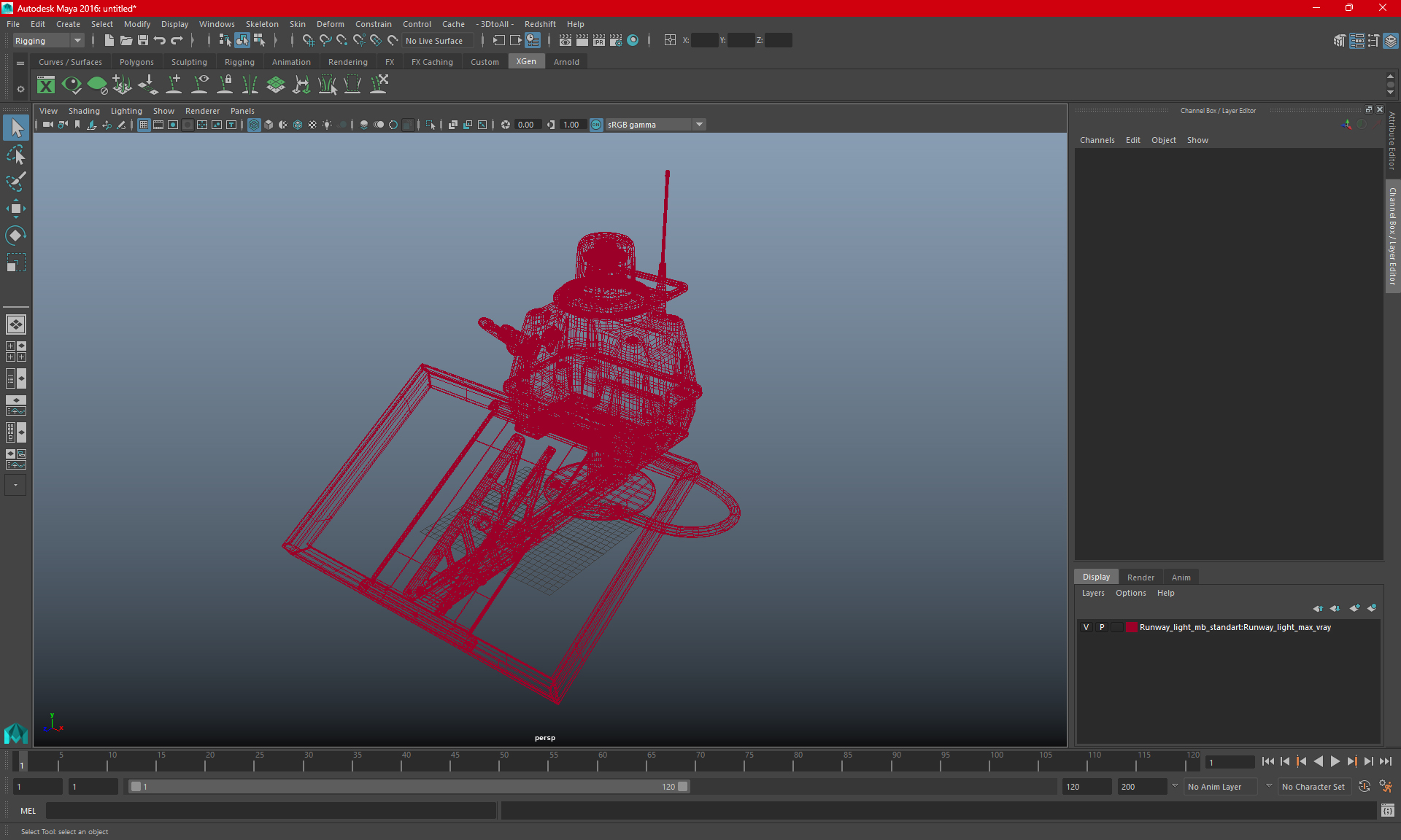 Runway light 3D