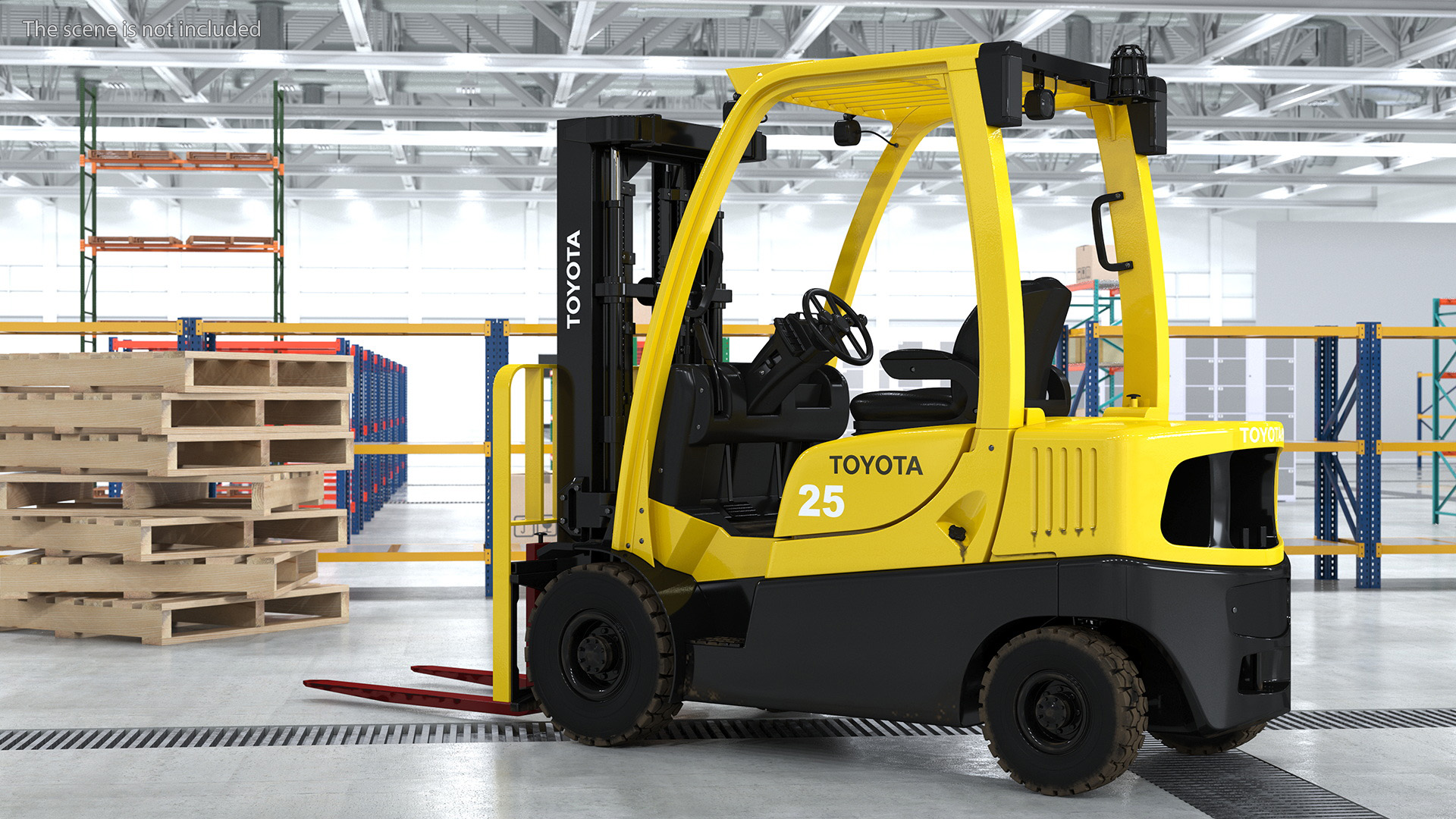Toyota Core Electric Forklift 3D model