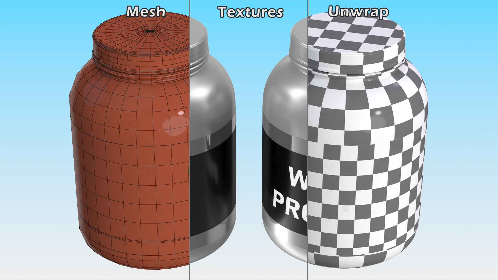 Whey Protein Blend 5lb 3D