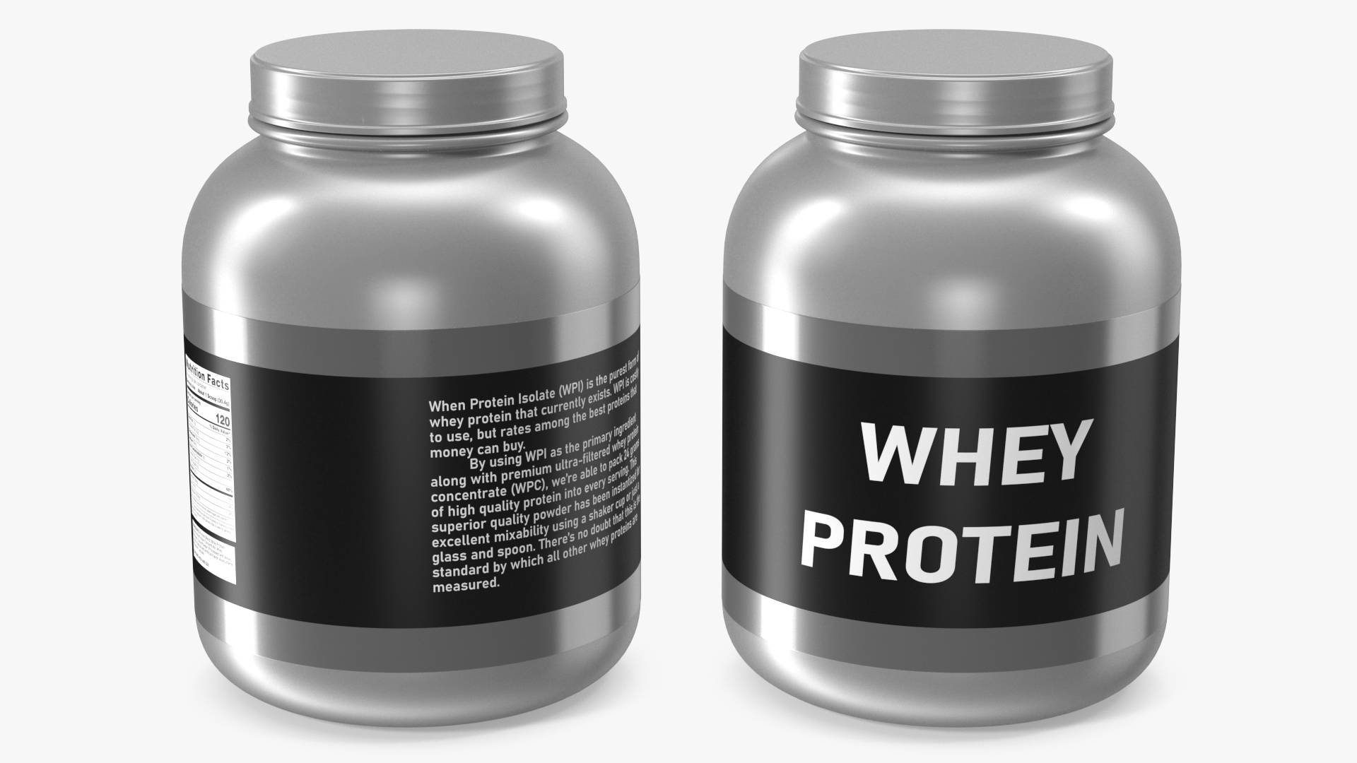 Whey Protein Blend 5lb 3D