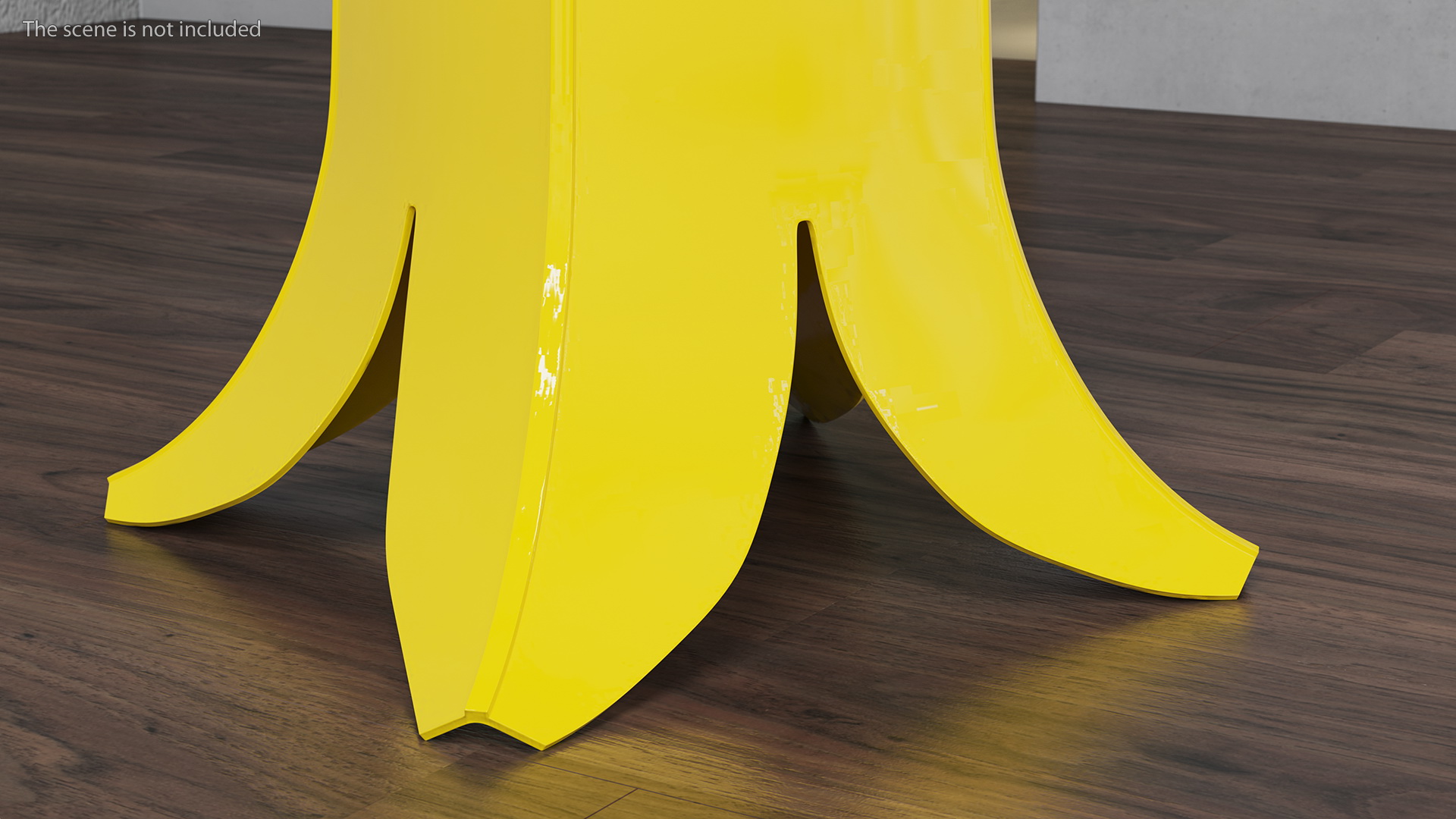 Banana Cone Caution Wet Floor Sign 90cm 3D model