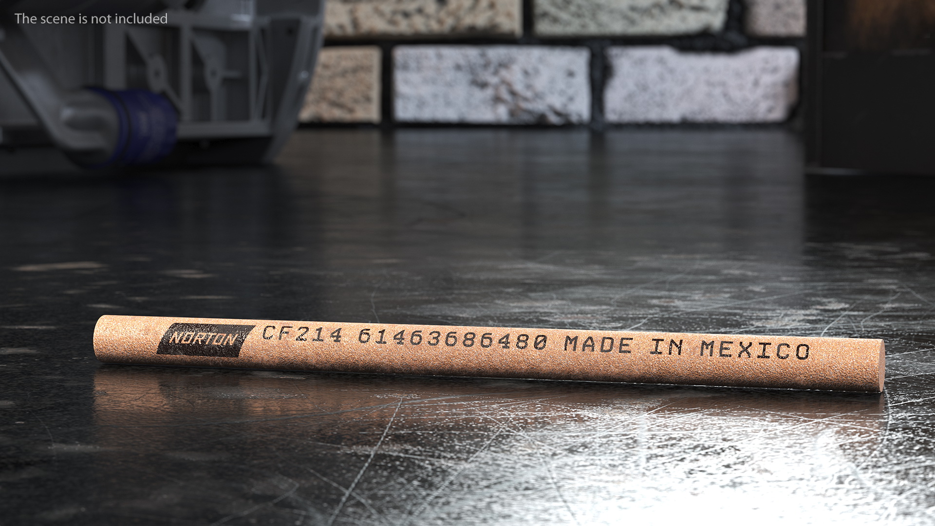 Whetstone Stick Red 3D model