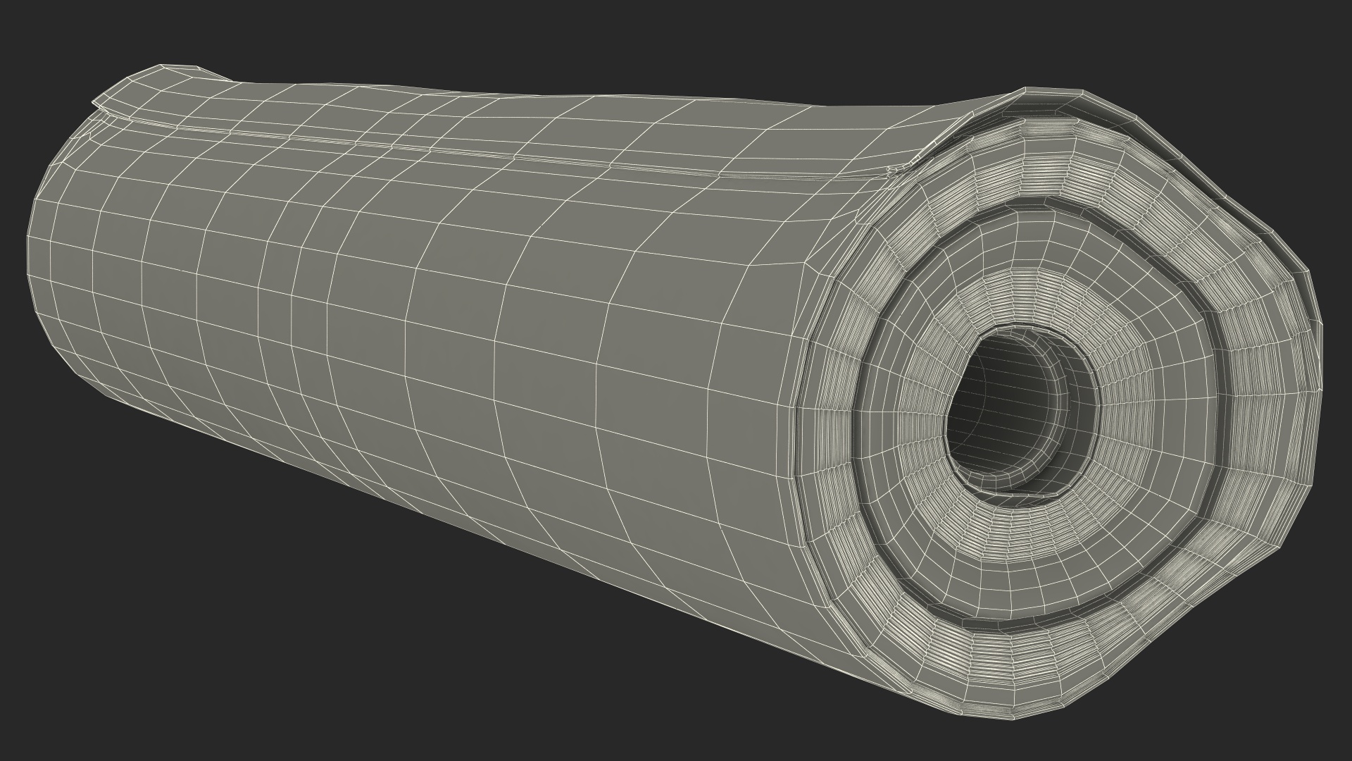 3D model Pile of Differently Colored Fabric Rolls