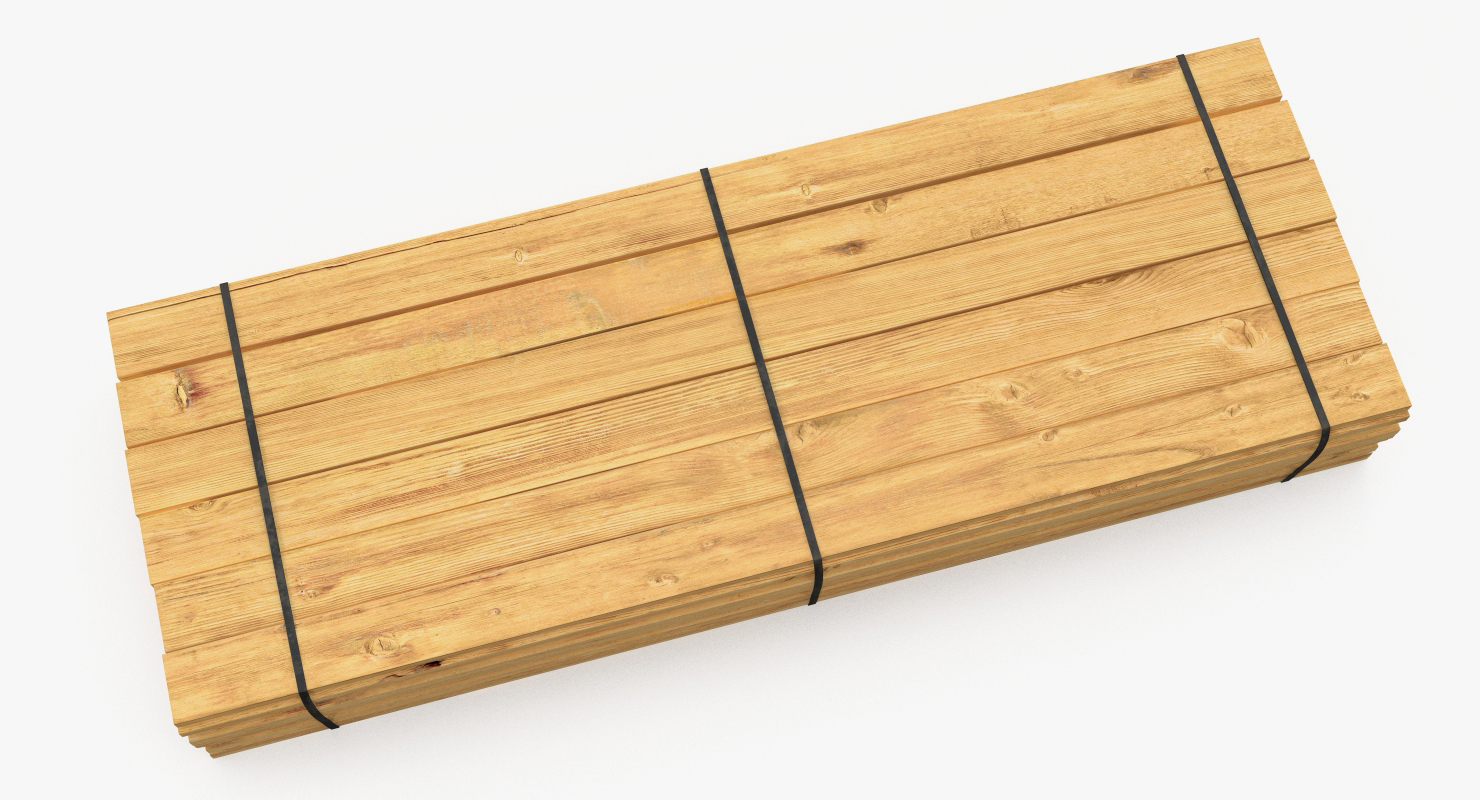 3D model Industrial Lumber Package