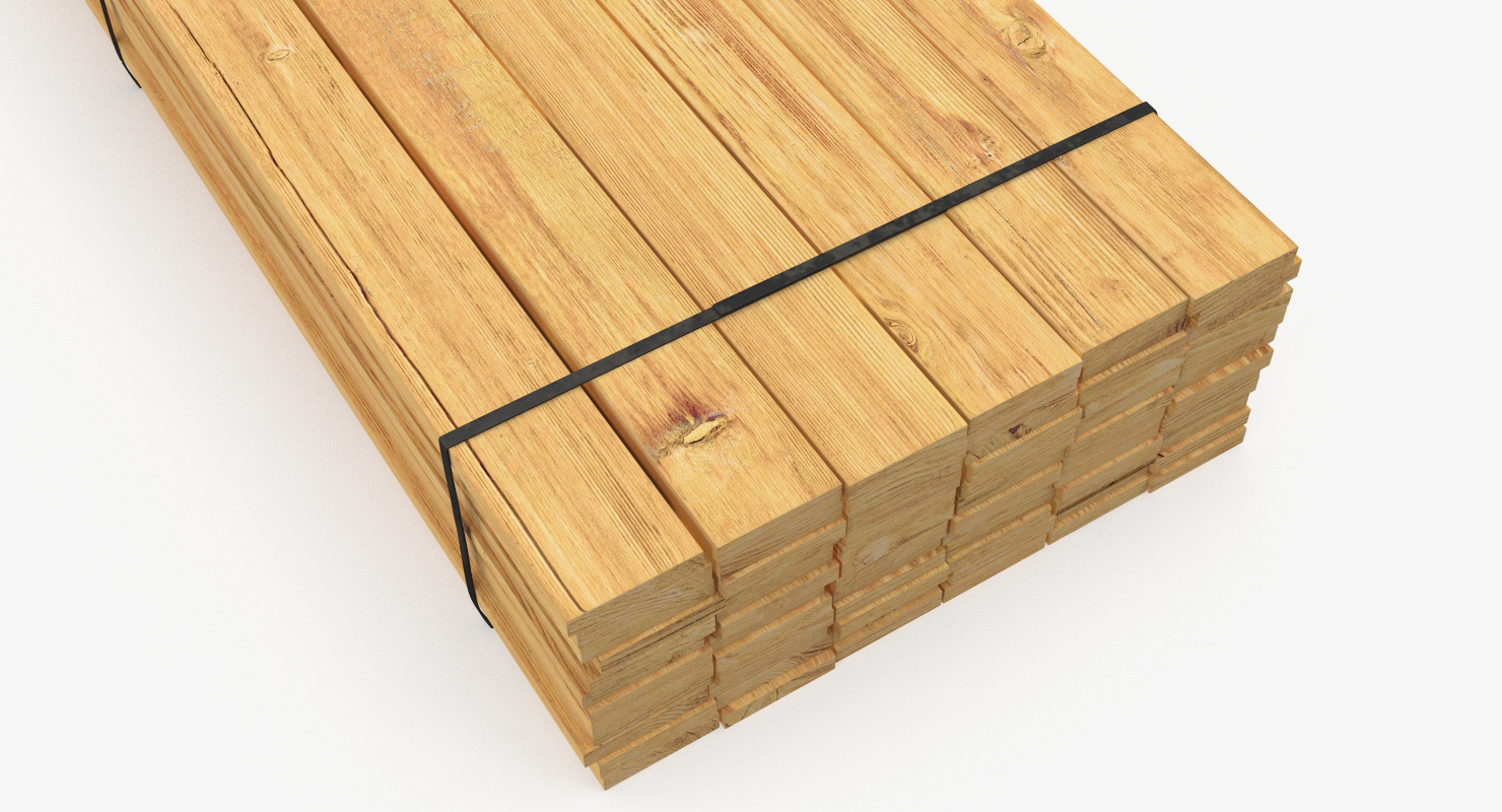 3D model Industrial Lumber Package