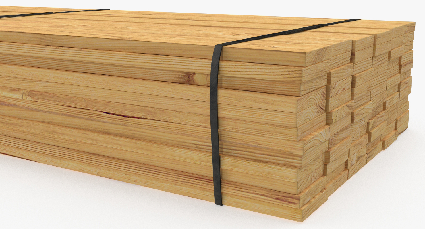 3D model Industrial Lumber Package