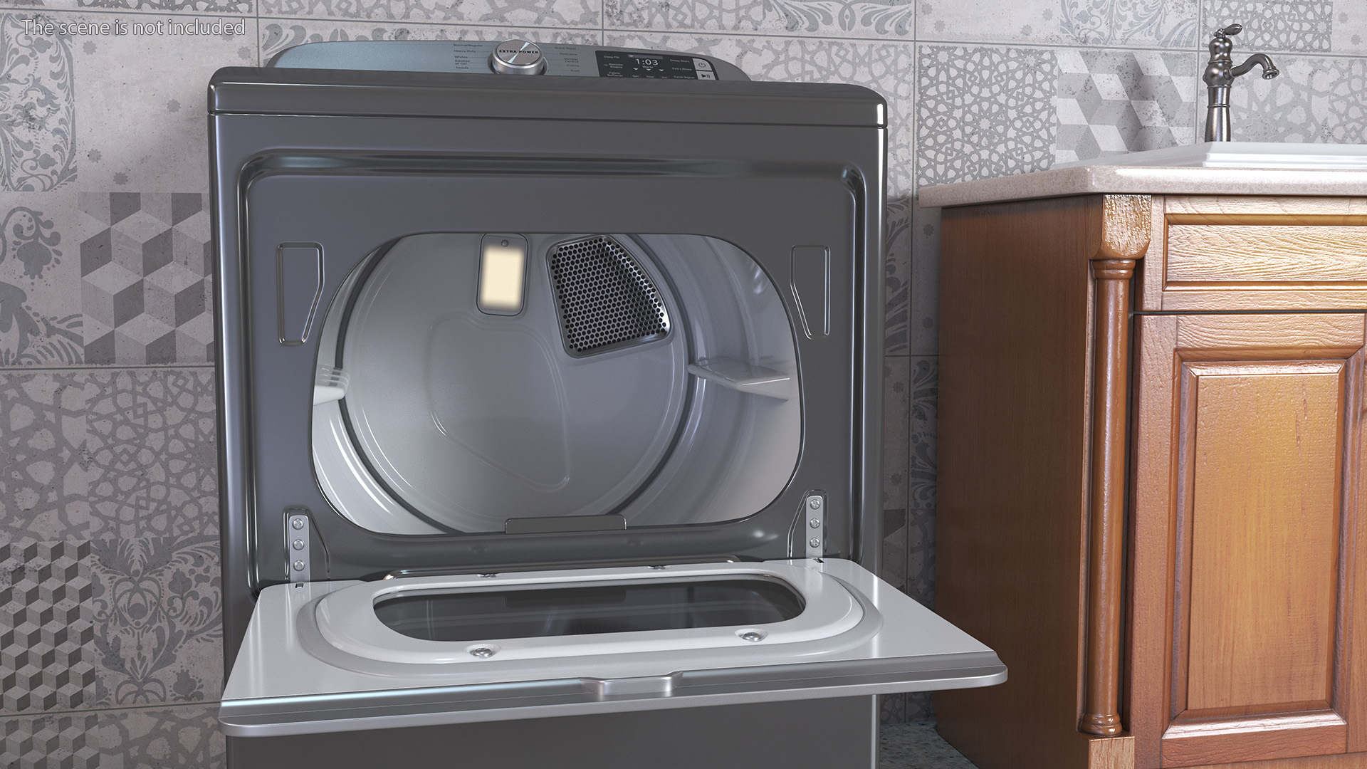 Maytag Clothes Dryer Machine Metallic 3D