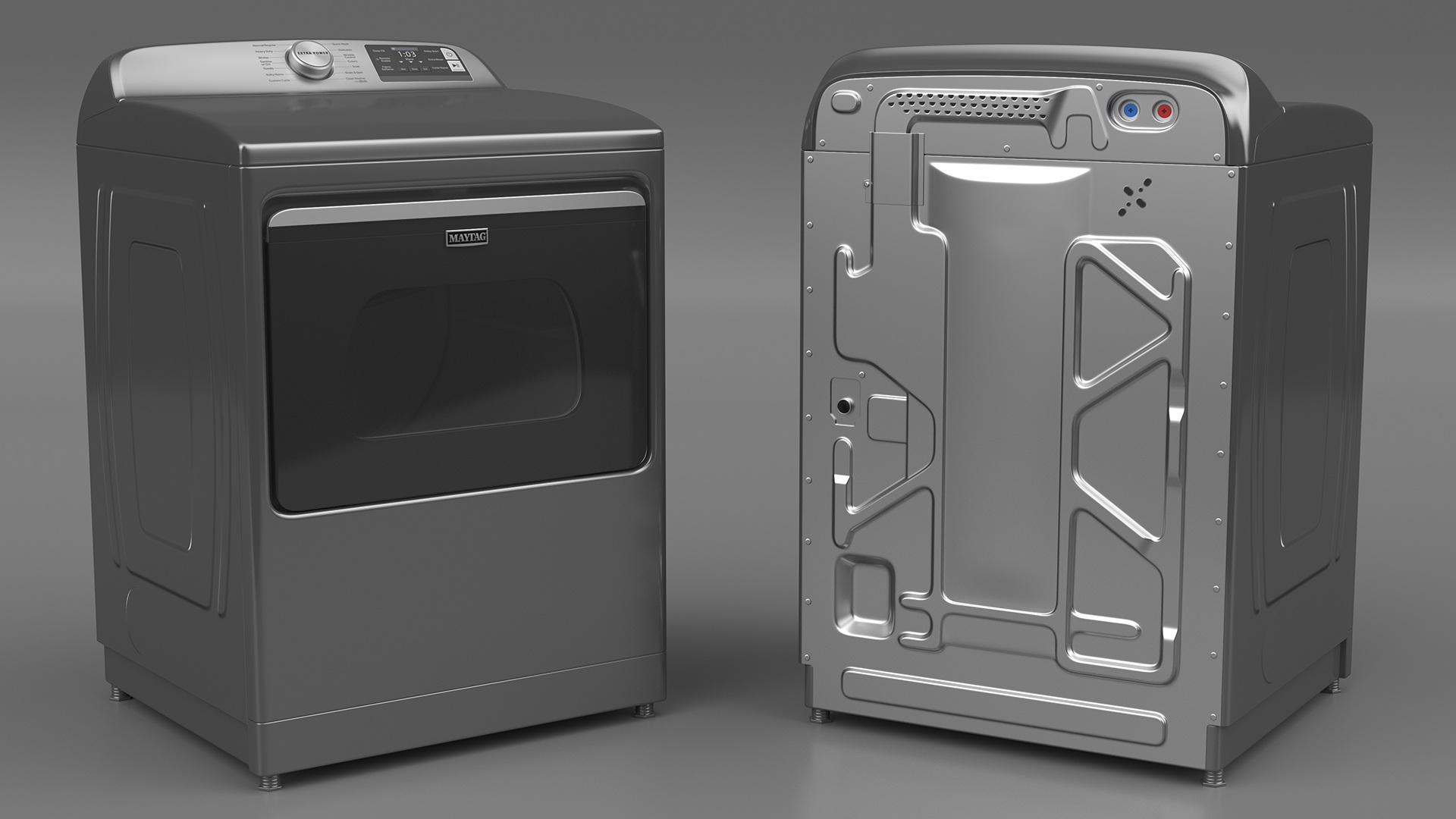 Maytag Clothes Dryer Machine Metallic 3D