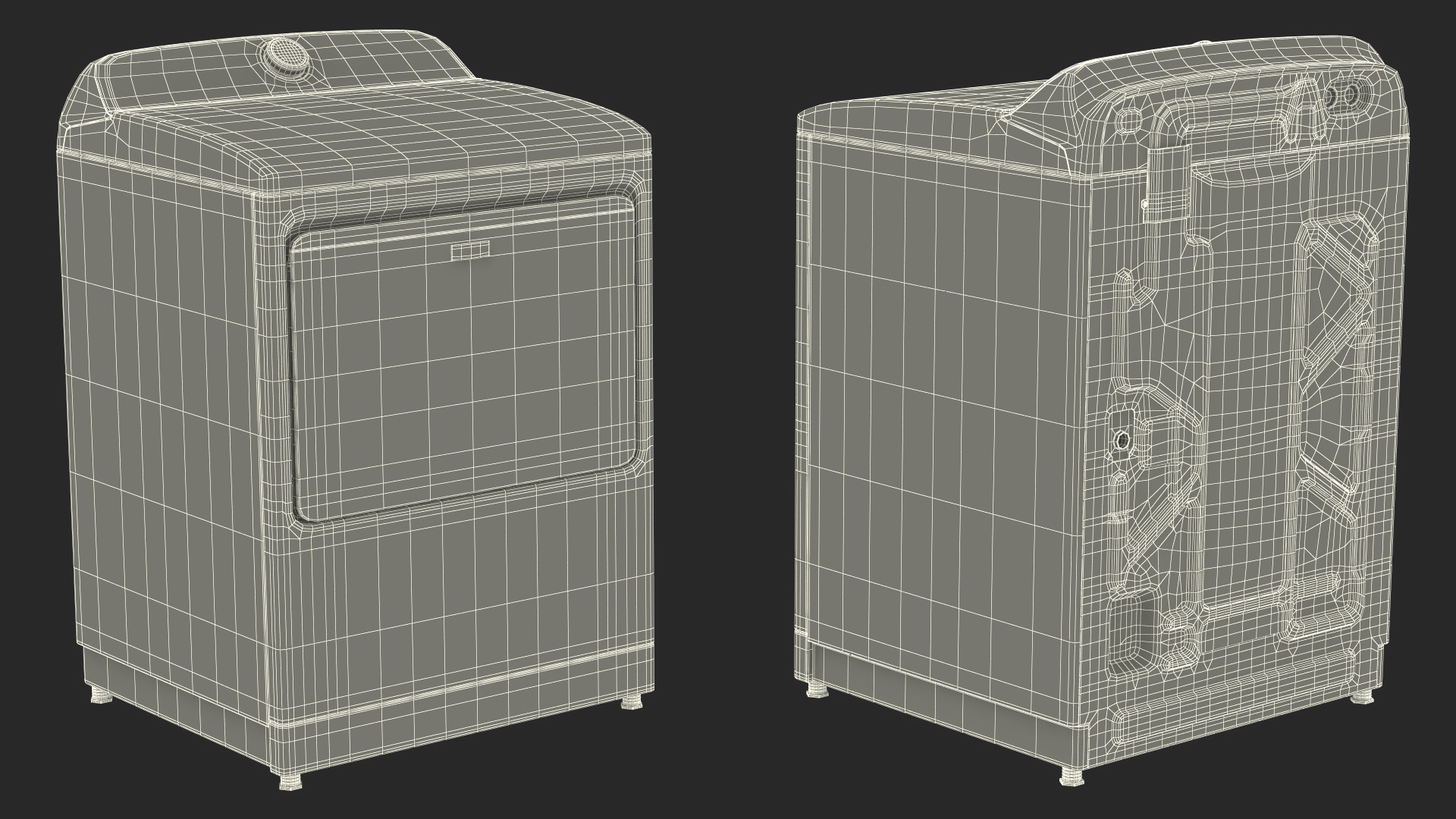 Maytag Clothes Dryer Machine Metallic 3D