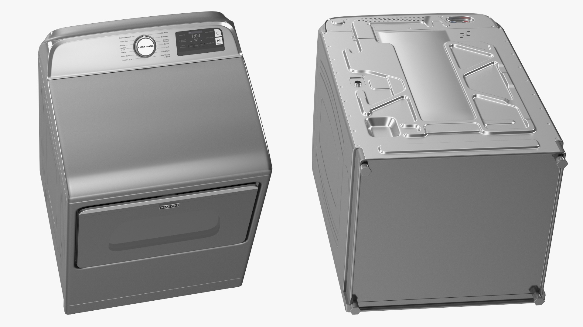 Maytag Clothes Dryer Machine Metallic 3D