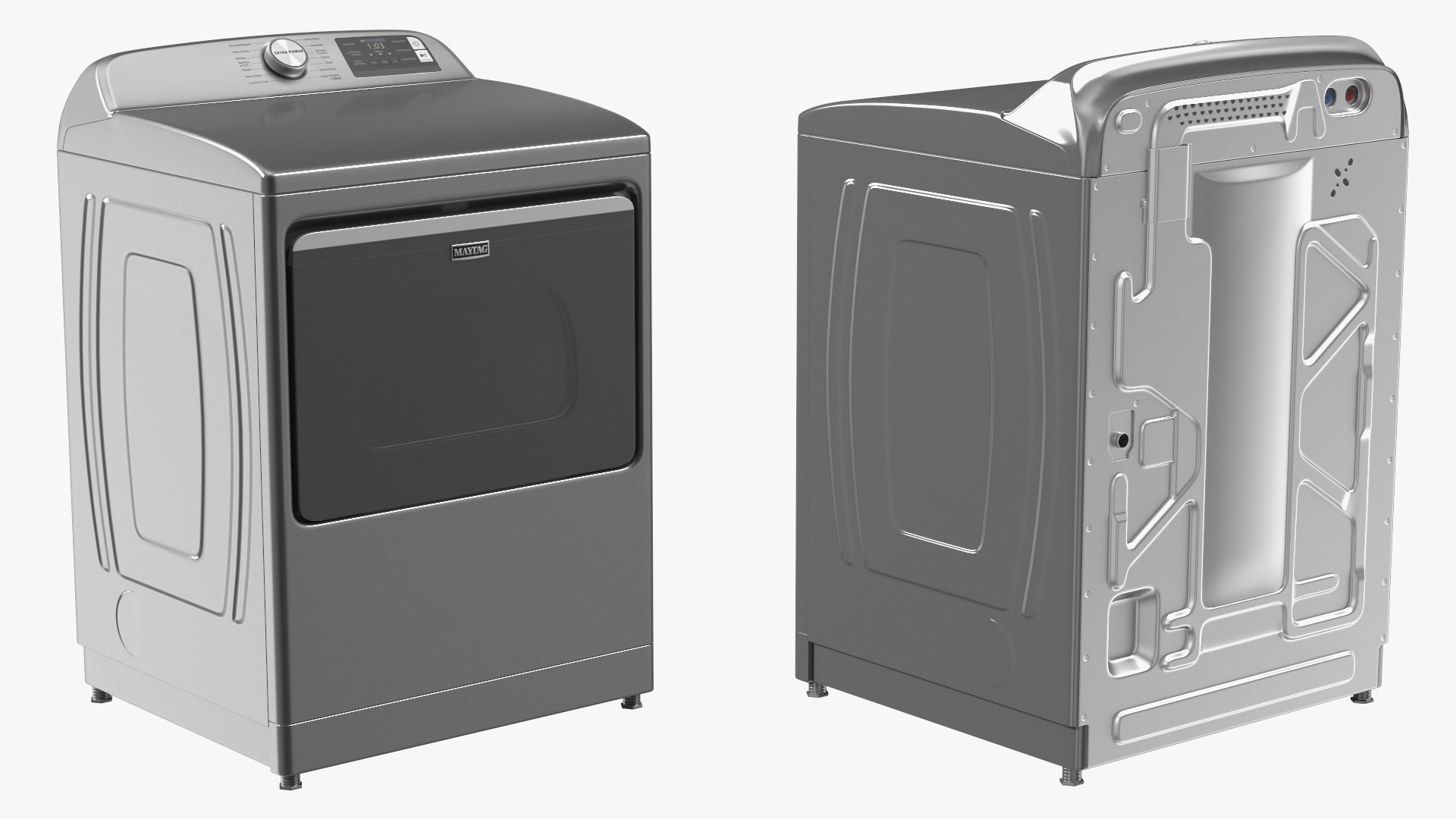 Maytag Clothes Dryer Machine Metallic 3D
