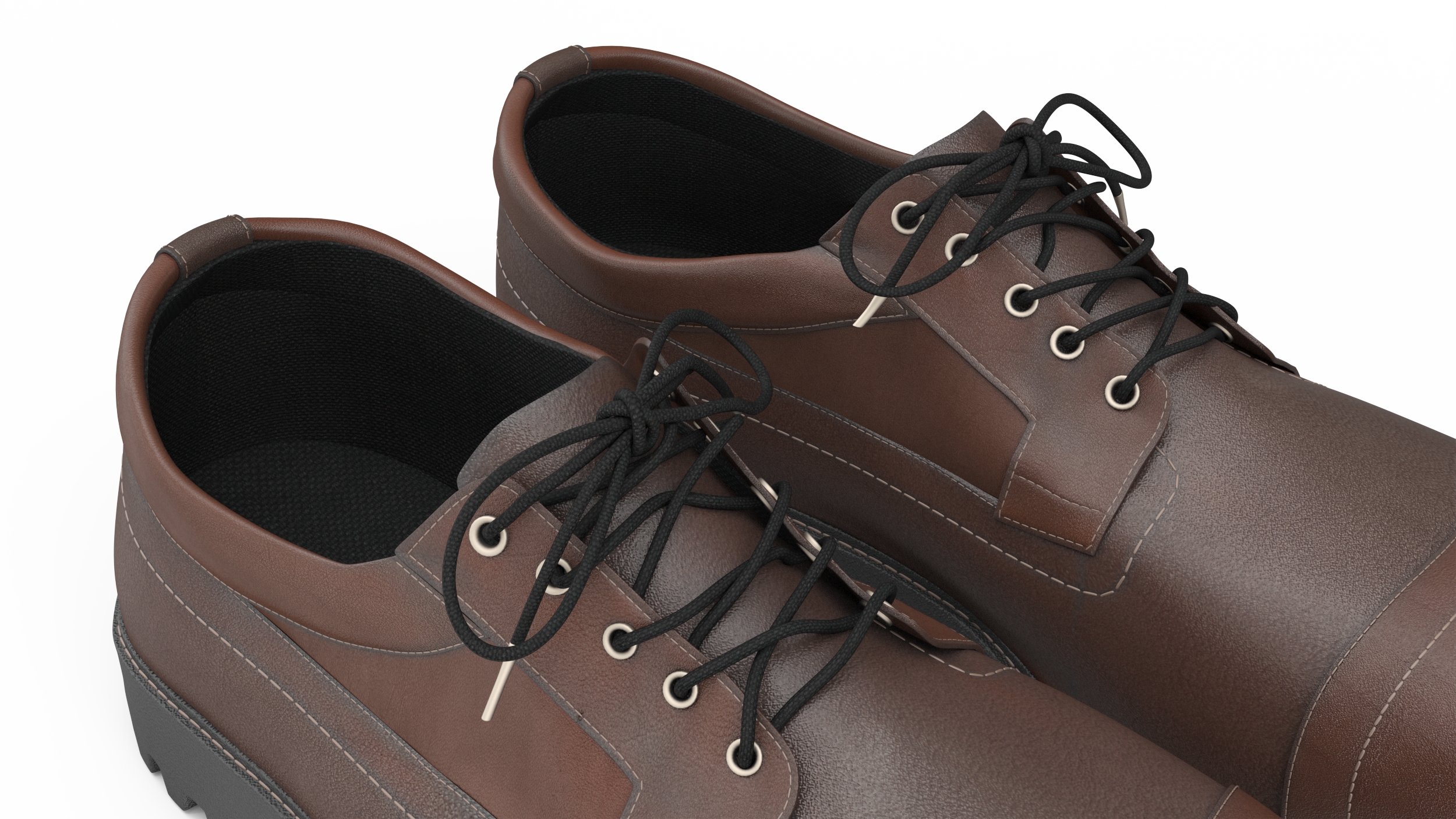3D model Classic Men Leather Shoes