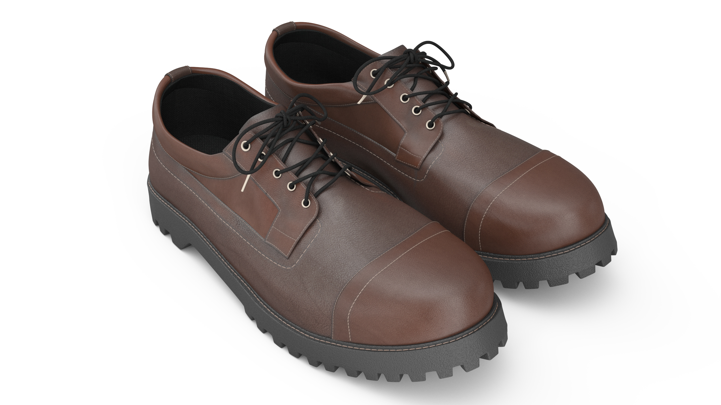 3D model Classic Men Leather Shoes