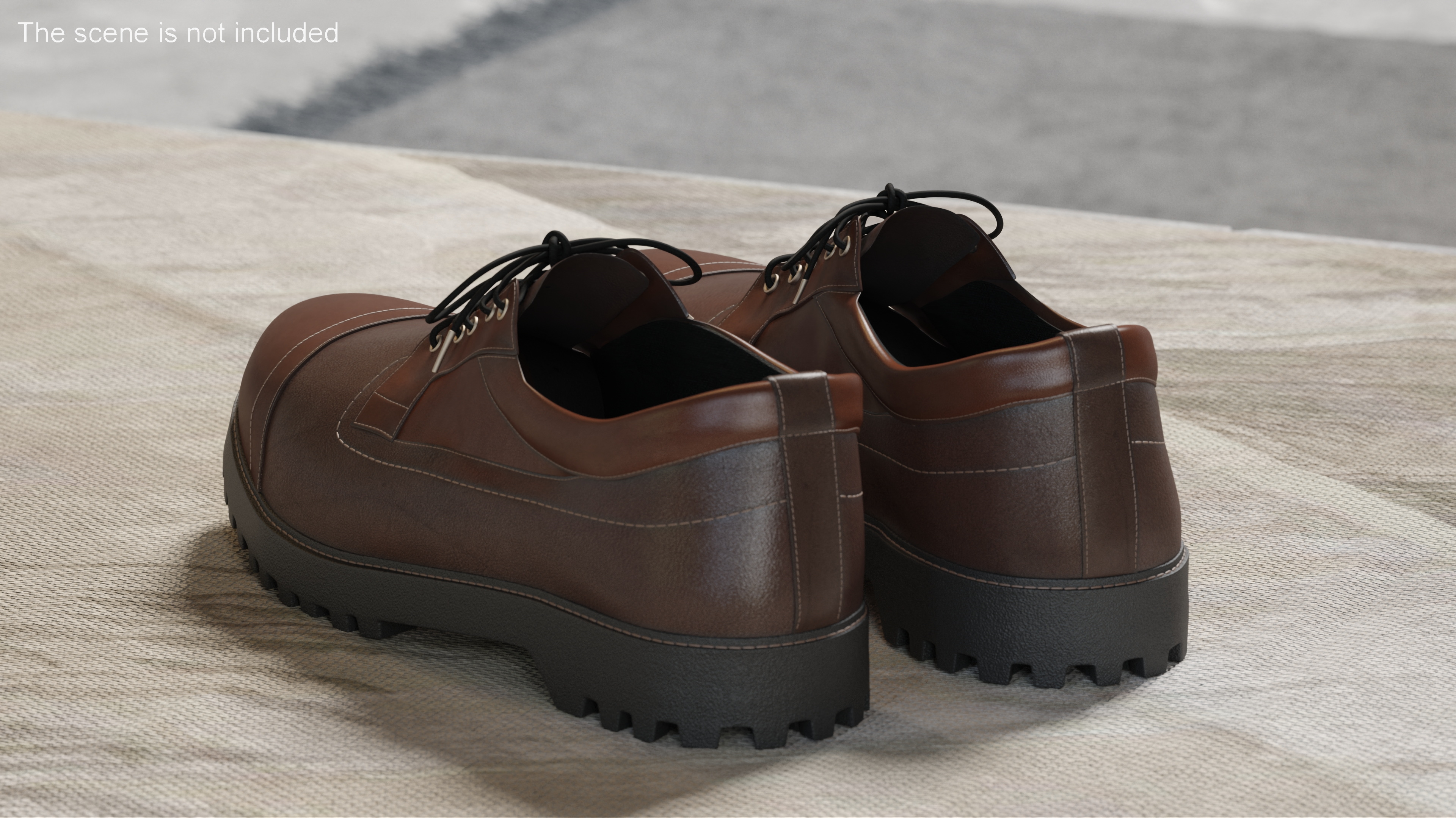 3D model Classic Men Leather Shoes