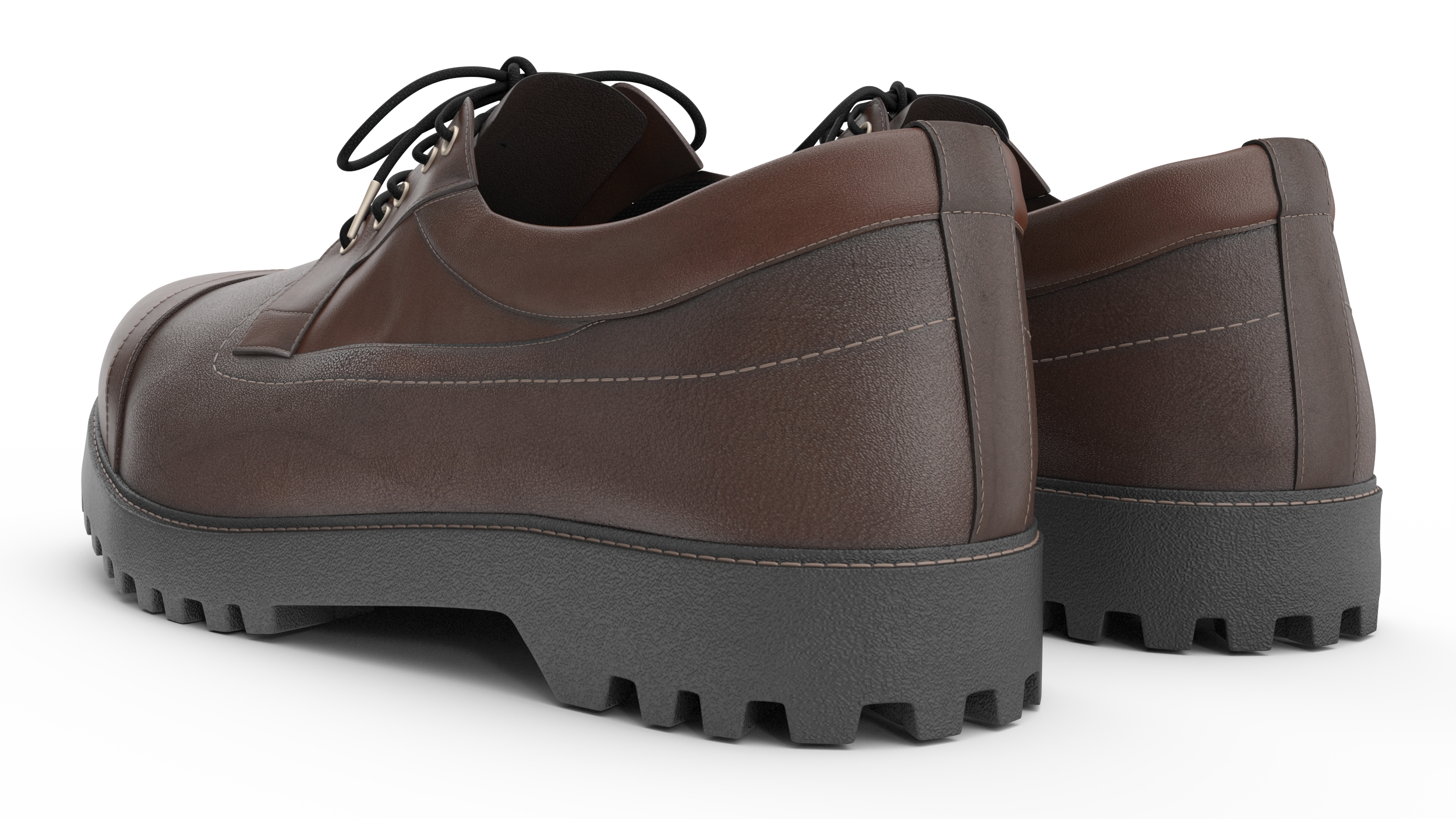 3D model Classic Men Leather Shoes