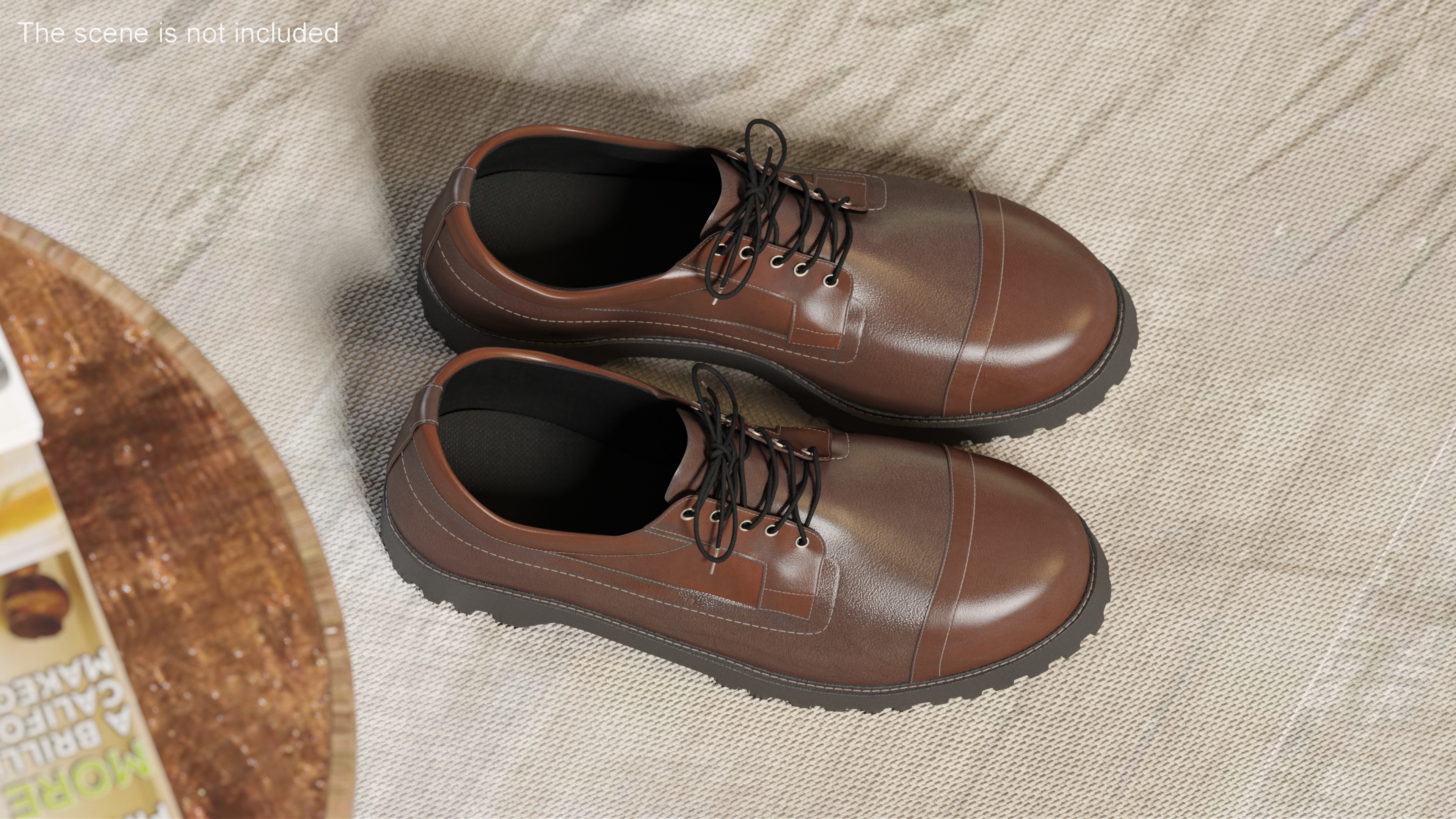 3D model Classic Men Leather Shoes
