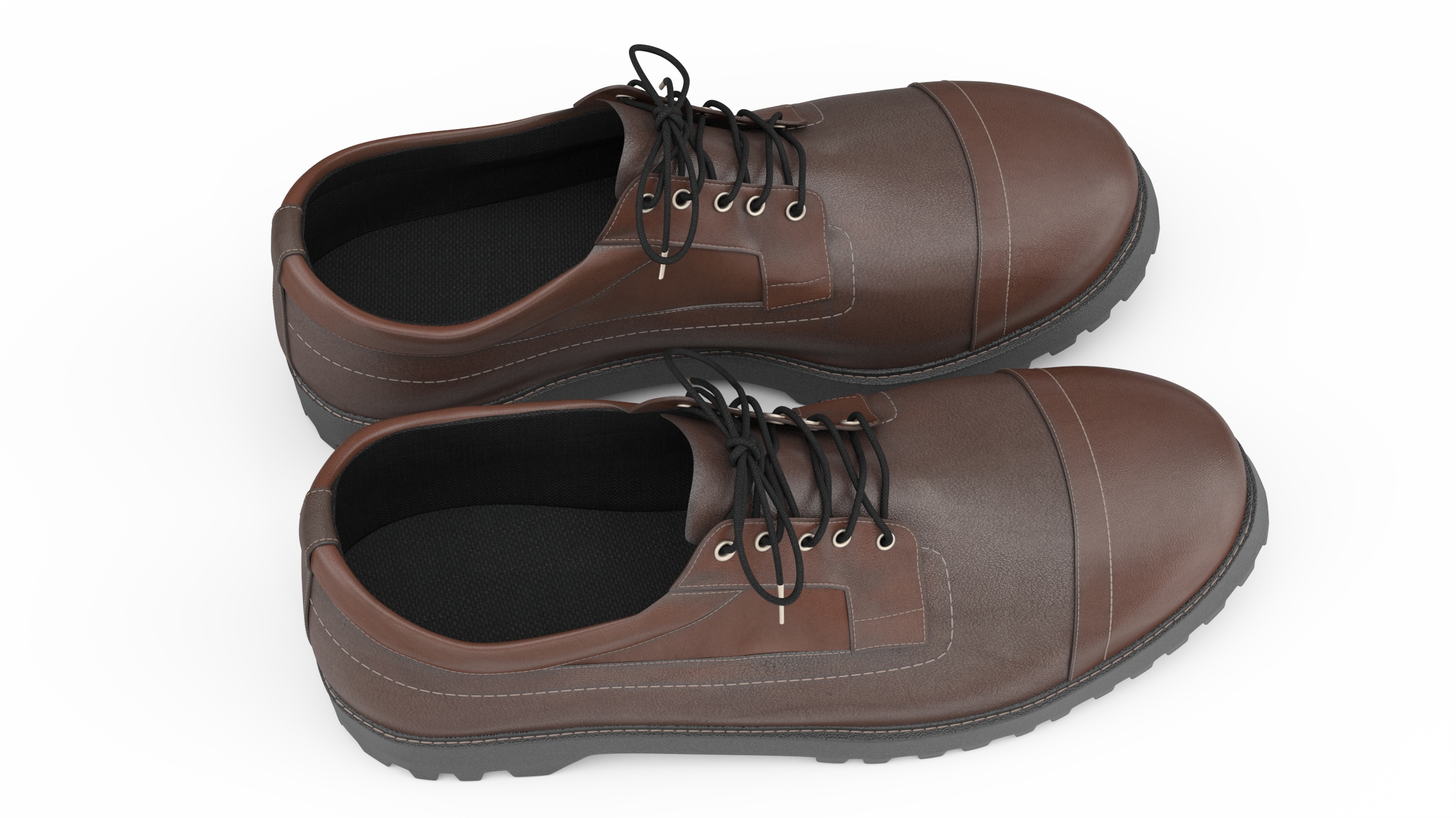 3D model Classic Men Leather Shoes