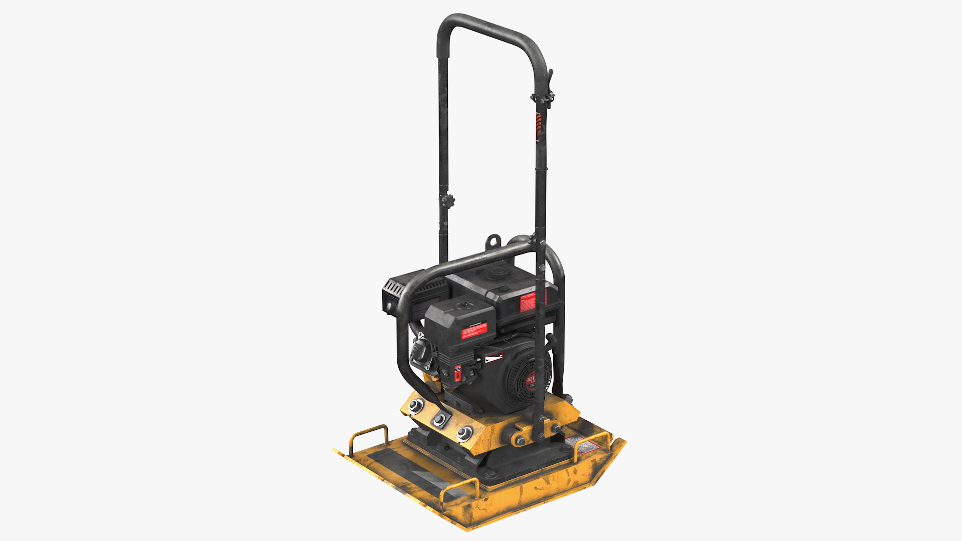 3D model Gasoline Vibratory Plate Compactor Dirty