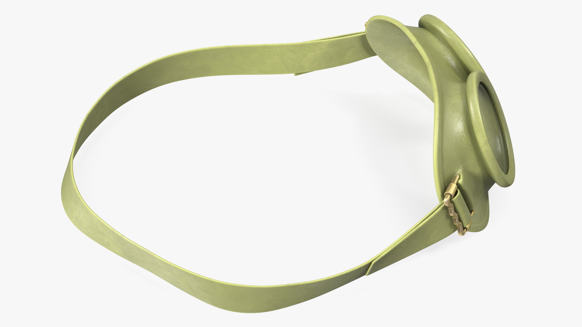 NATO Protection Goggles Green 3D model