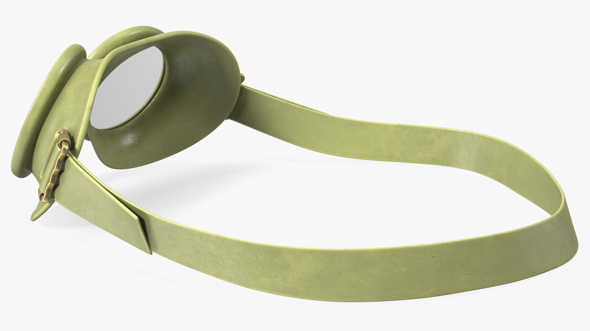 NATO Protection Goggles Green 3D model