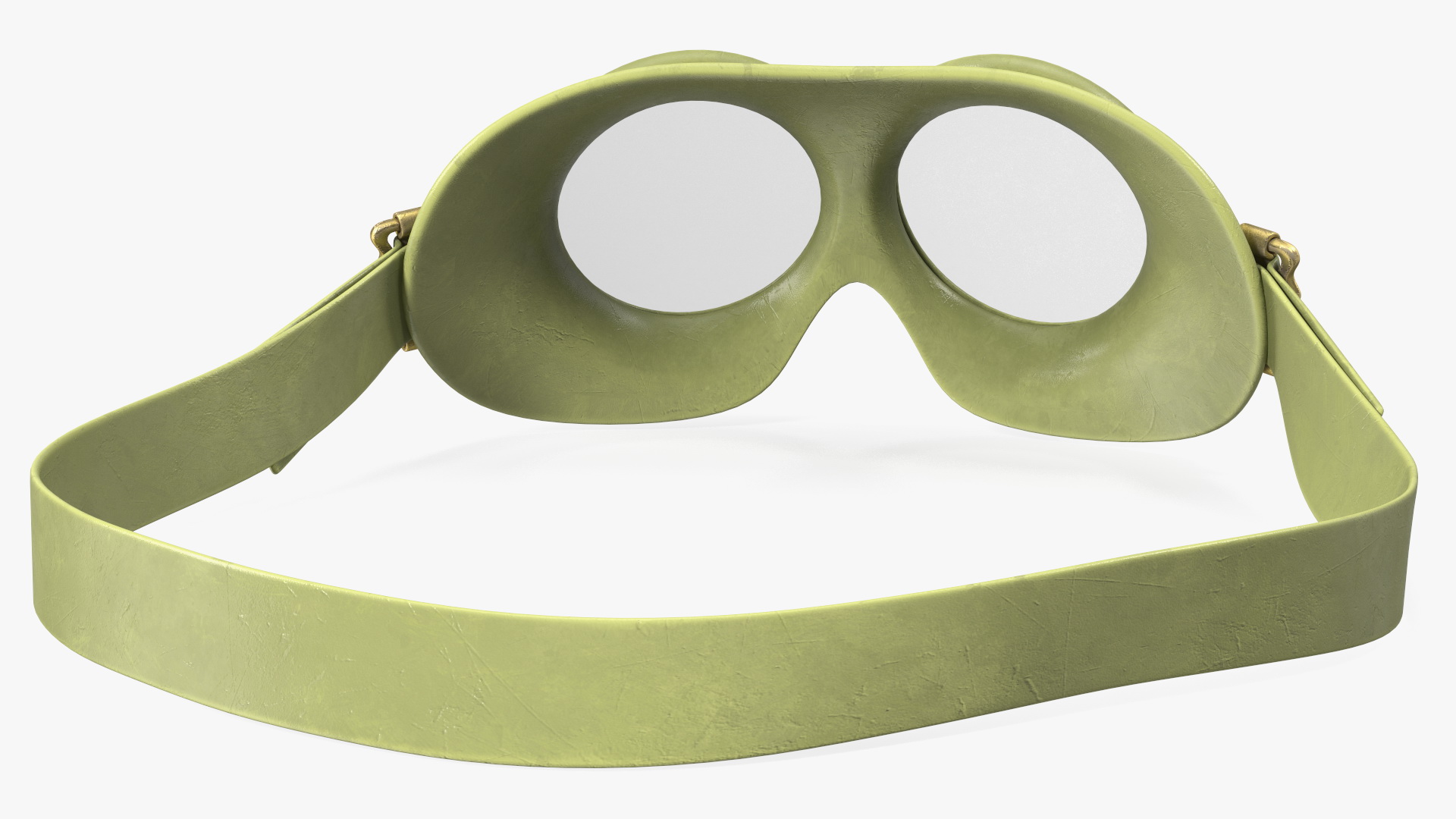 NATO Protection Goggles Green 3D model