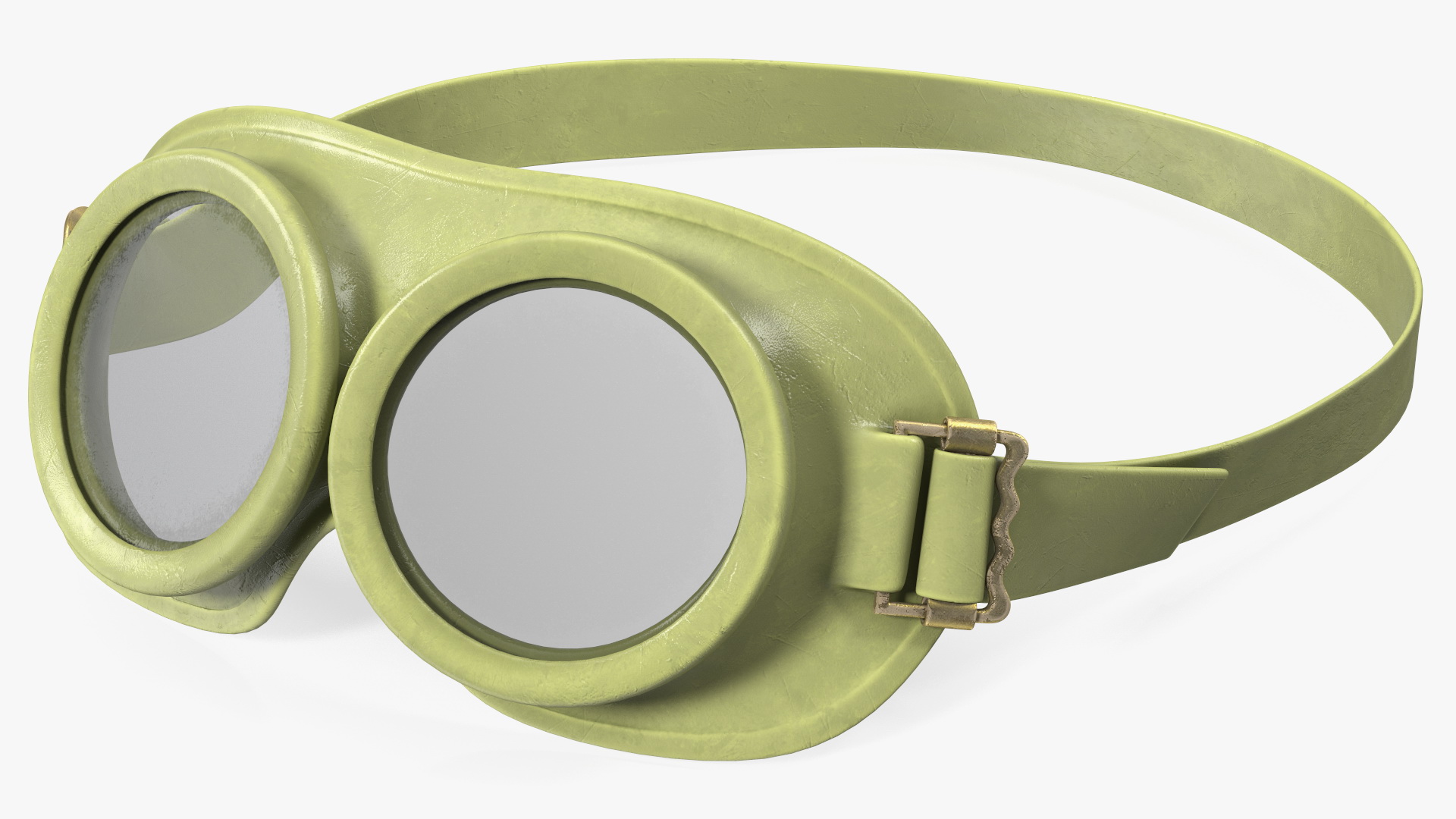 NATO Protection Goggles Green 3D model