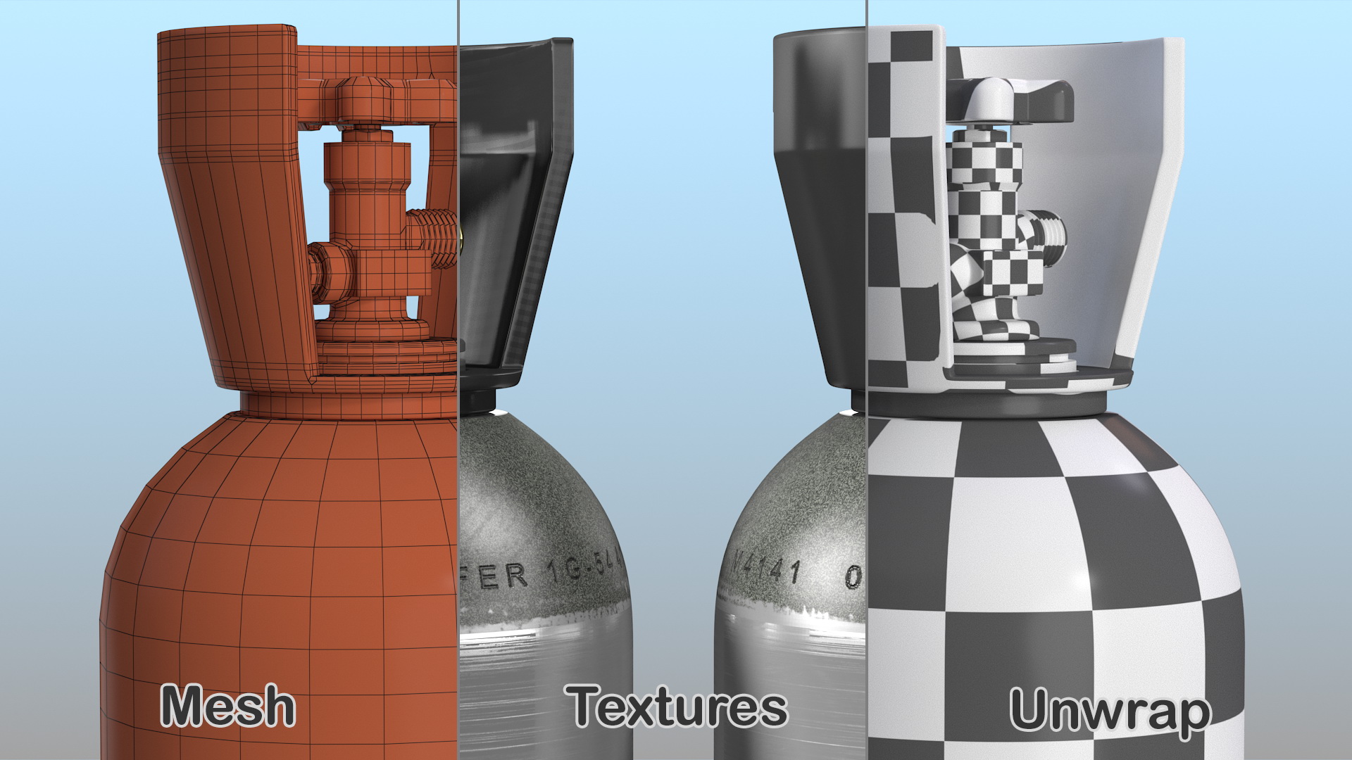 Co2 Balloon with Valve 3D