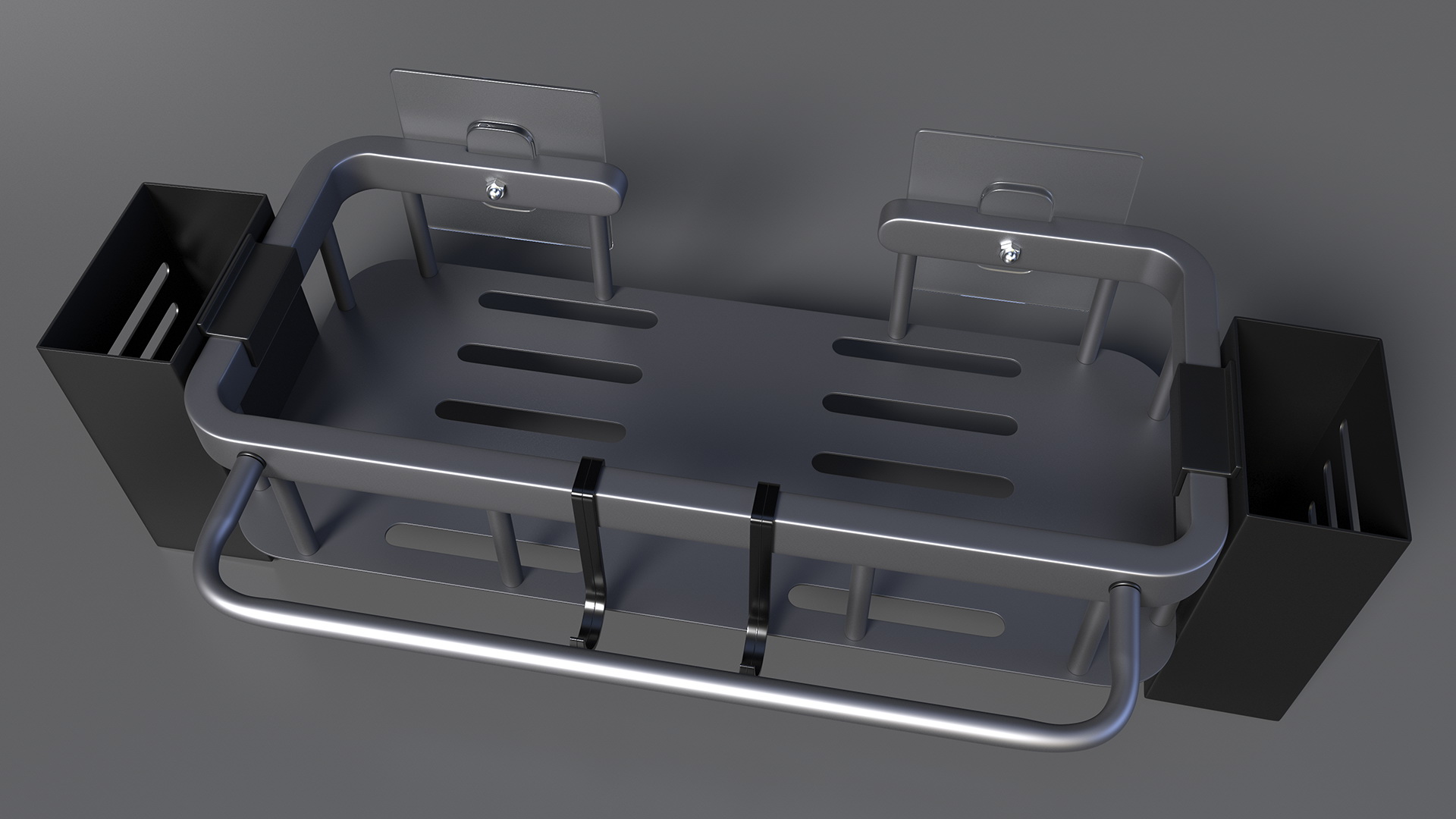 3D Washbasins Organizer Black