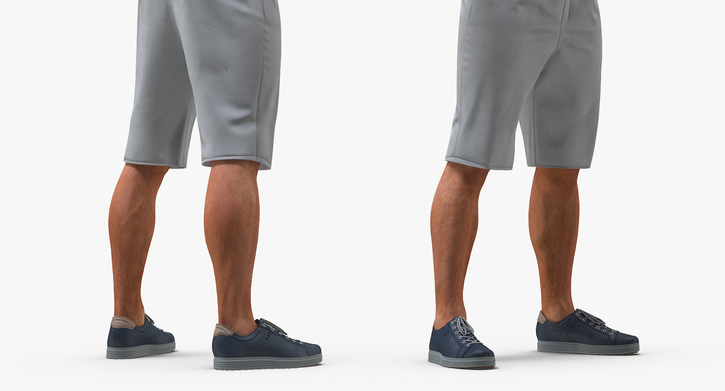 Man Casual Style 2 with Fur 3D
