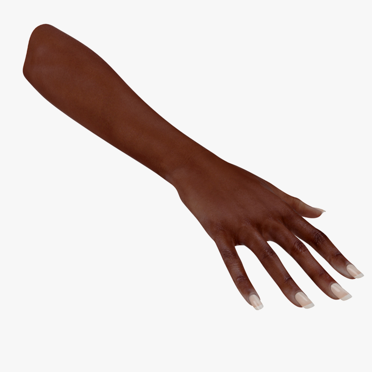 African Woman Hand Rigged for Maya 3D model