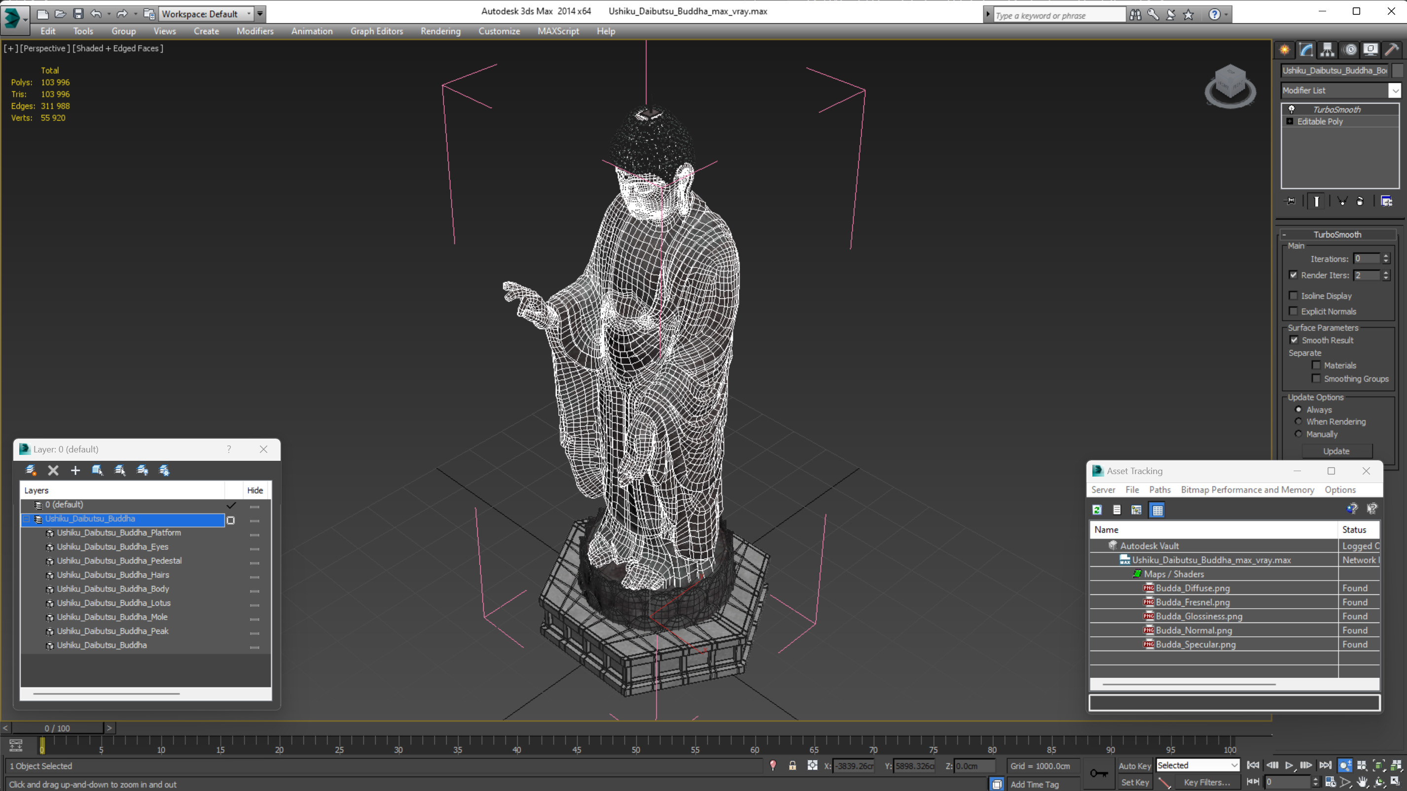 Ushiku Daibutsu Buddha 3D