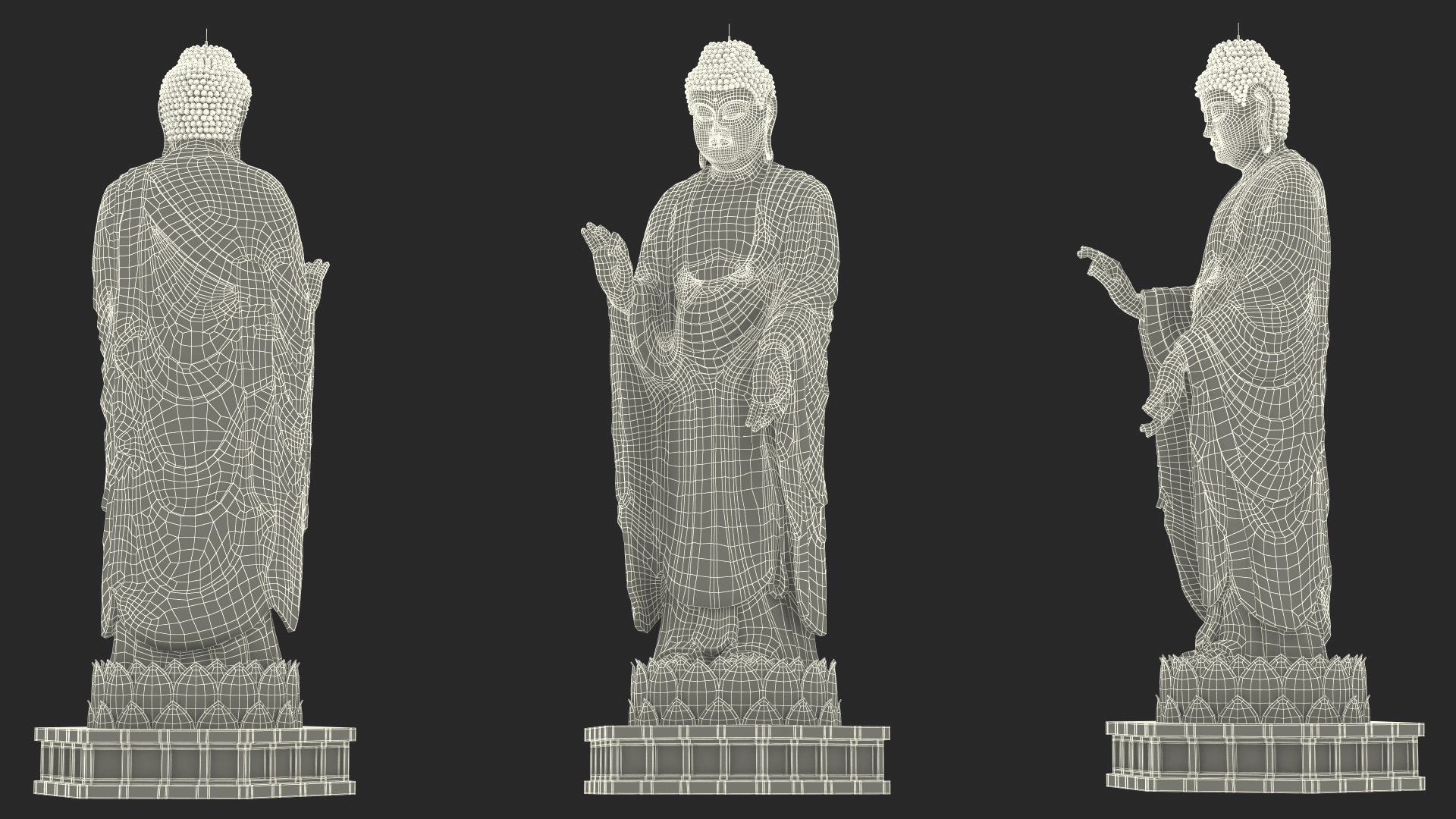 Ushiku Daibutsu Buddha 3D