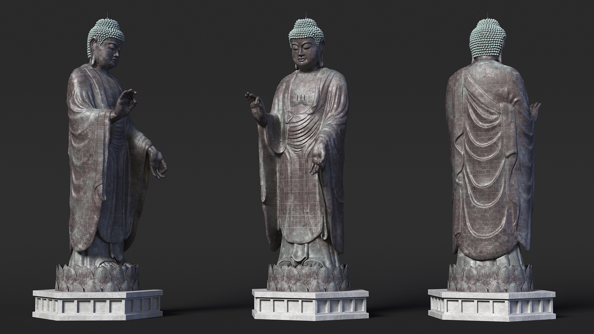 Ushiku Daibutsu Buddha 3D