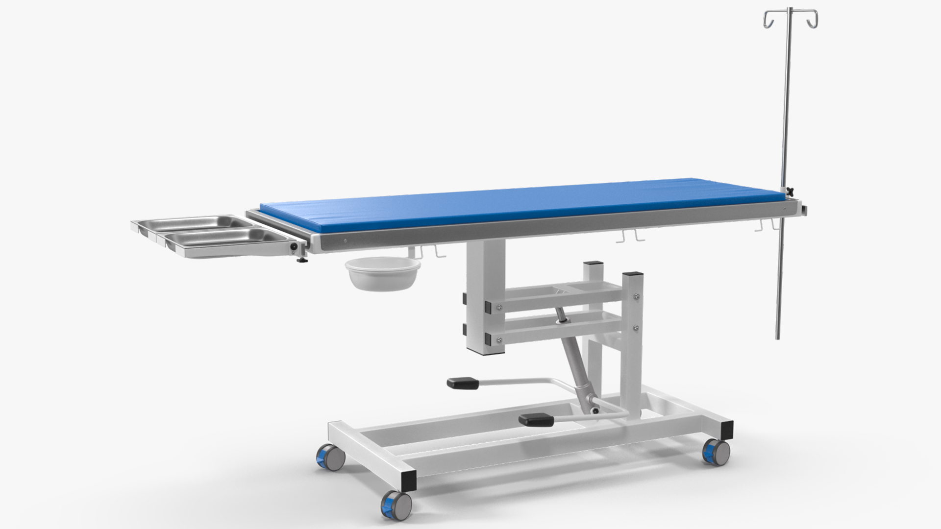 Examination Table for Veterinary Rigged 3D model