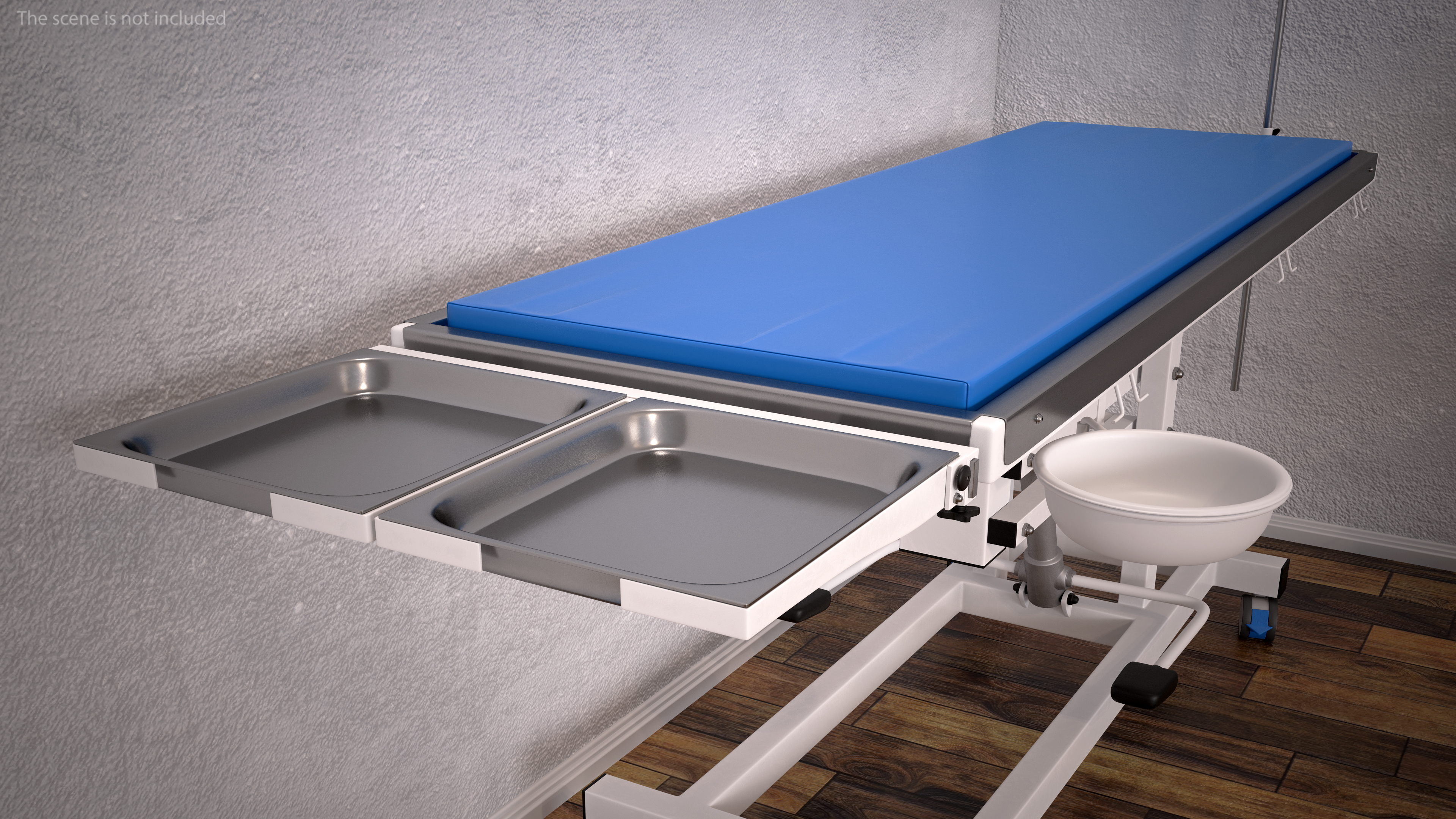 Examination Table for Veterinary Rigged 3D model