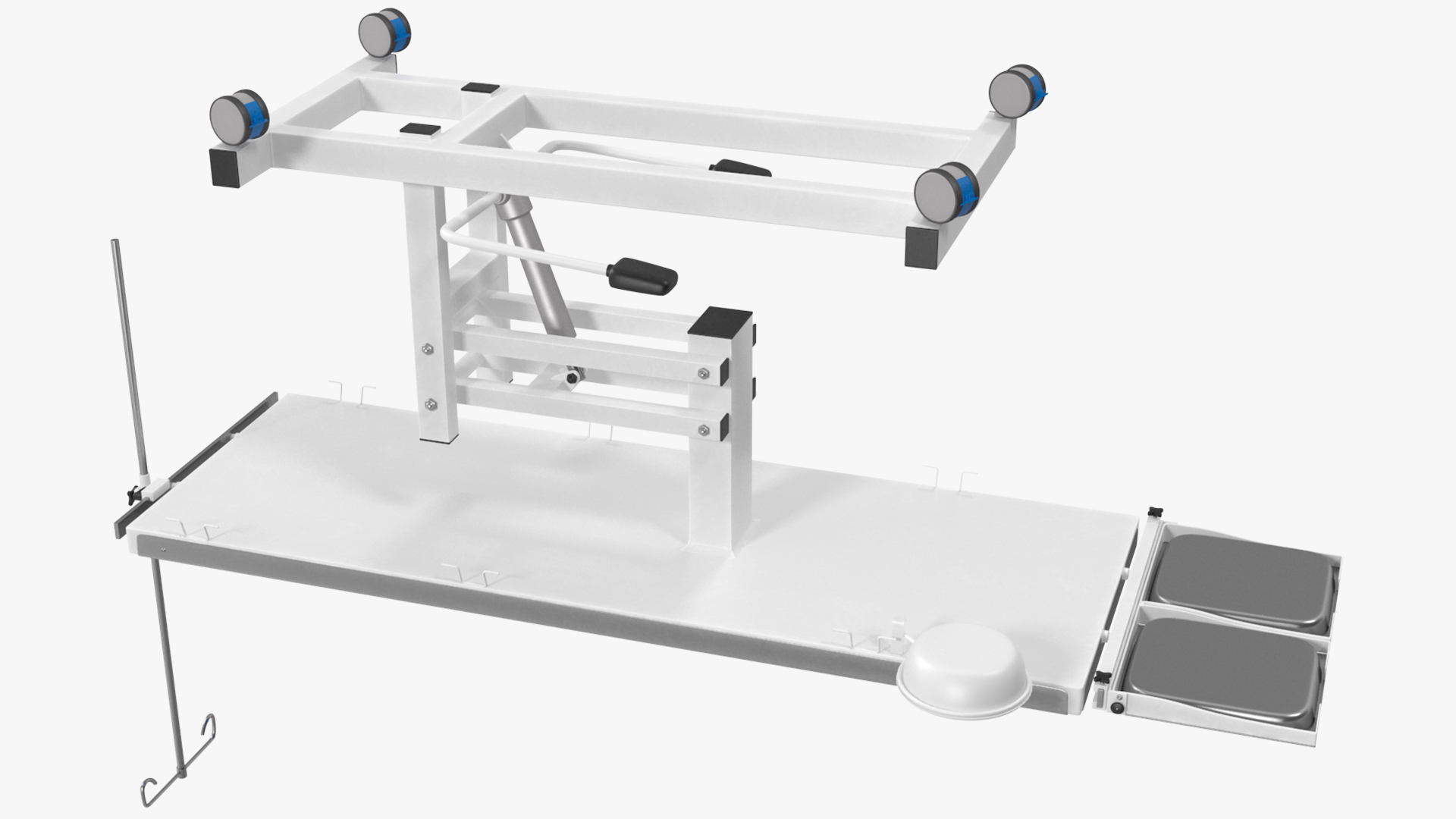 Examination Table for Veterinary Rigged 3D model