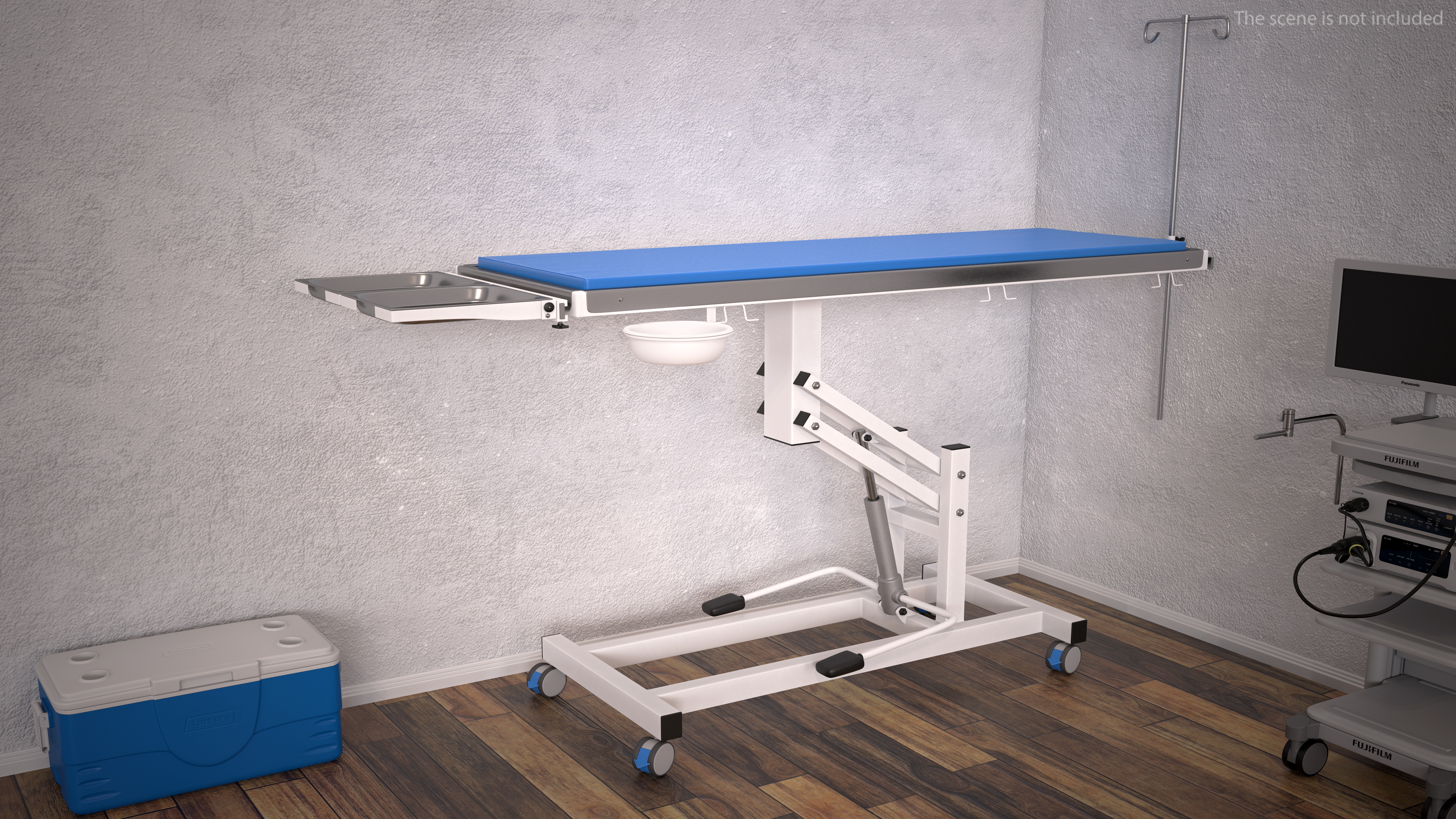 Examination Table for Veterinary Rigged 3D model