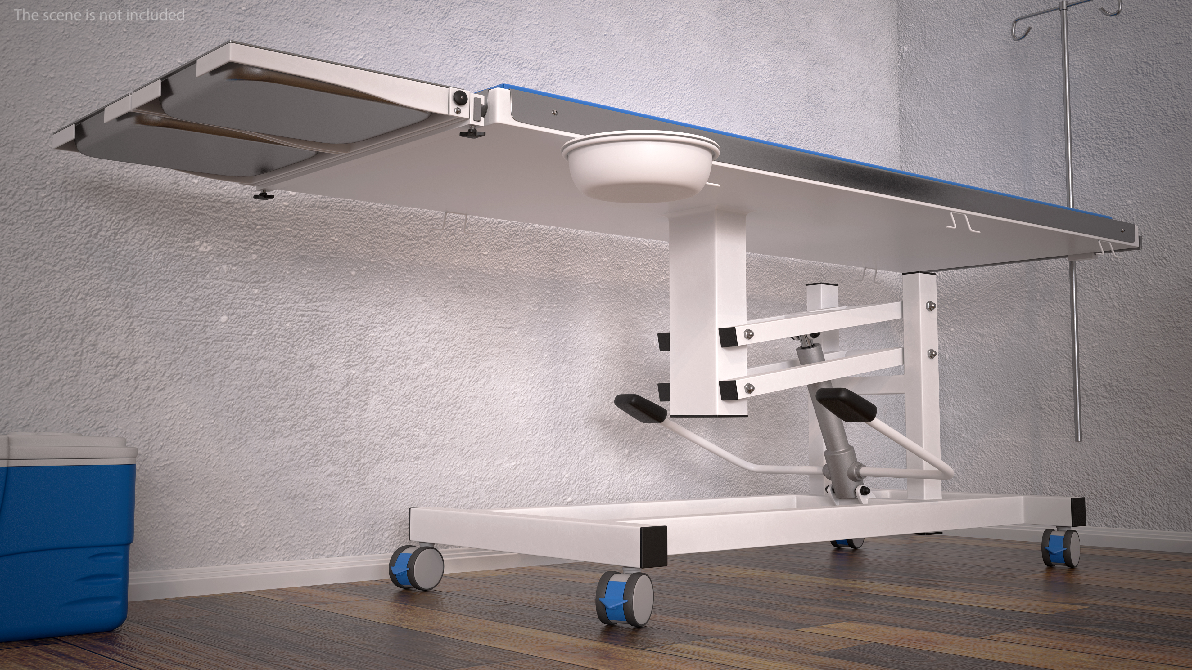 Examination Table for Veterinary Rigged 3D model