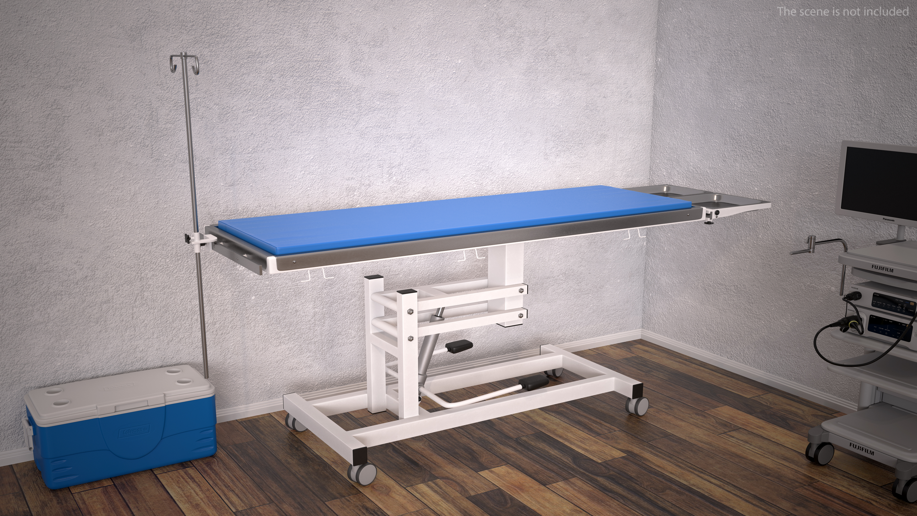 Examination Table for Veterinary Rigged 3D model