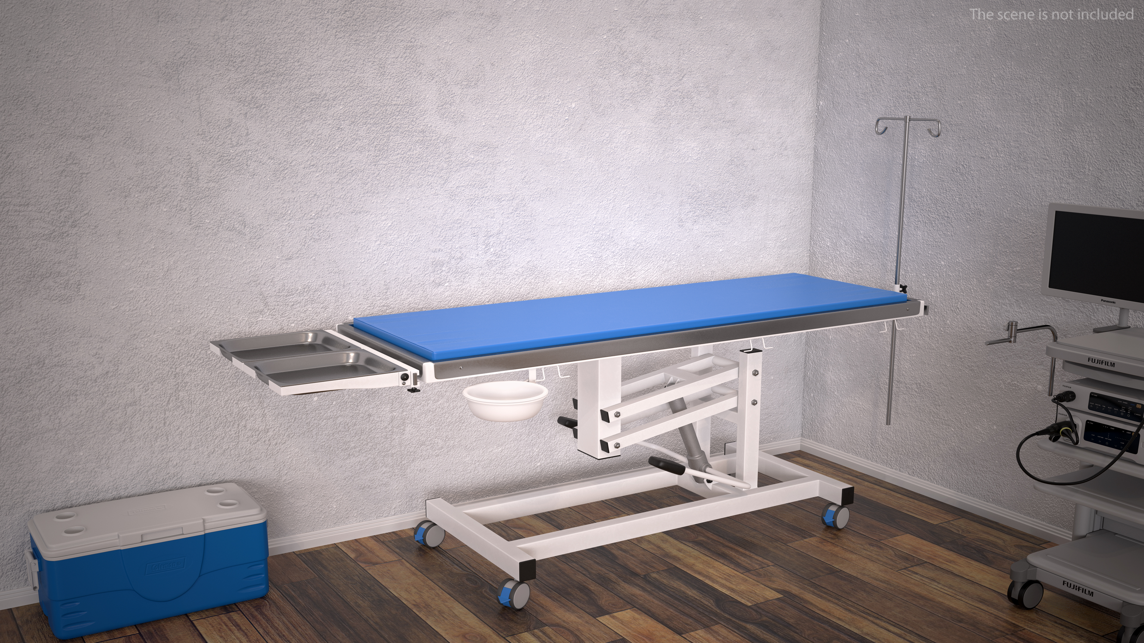 Examination Table for Veterinary Rigged 3D model