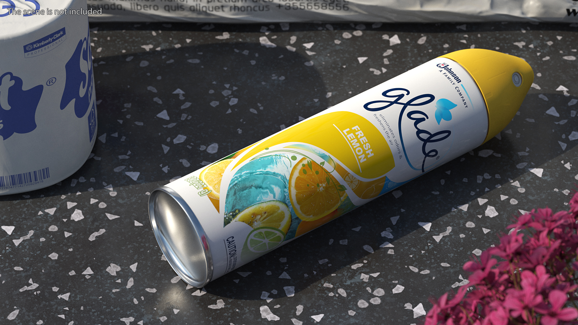 3D model Glade Air Freshener Aerosol Spray Lemon Fresh