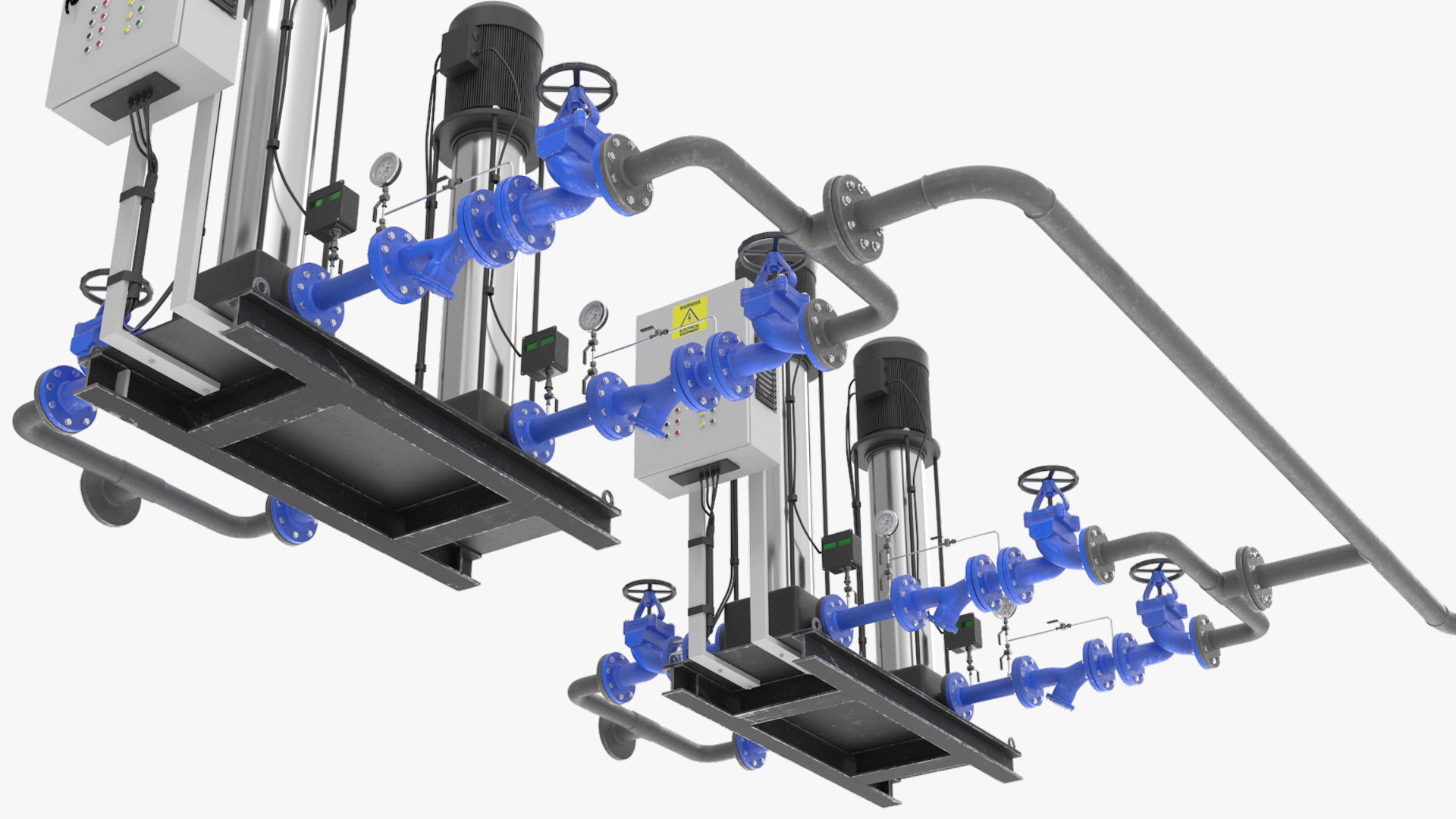 Multistage Pump System with Valve Manifold - view 5