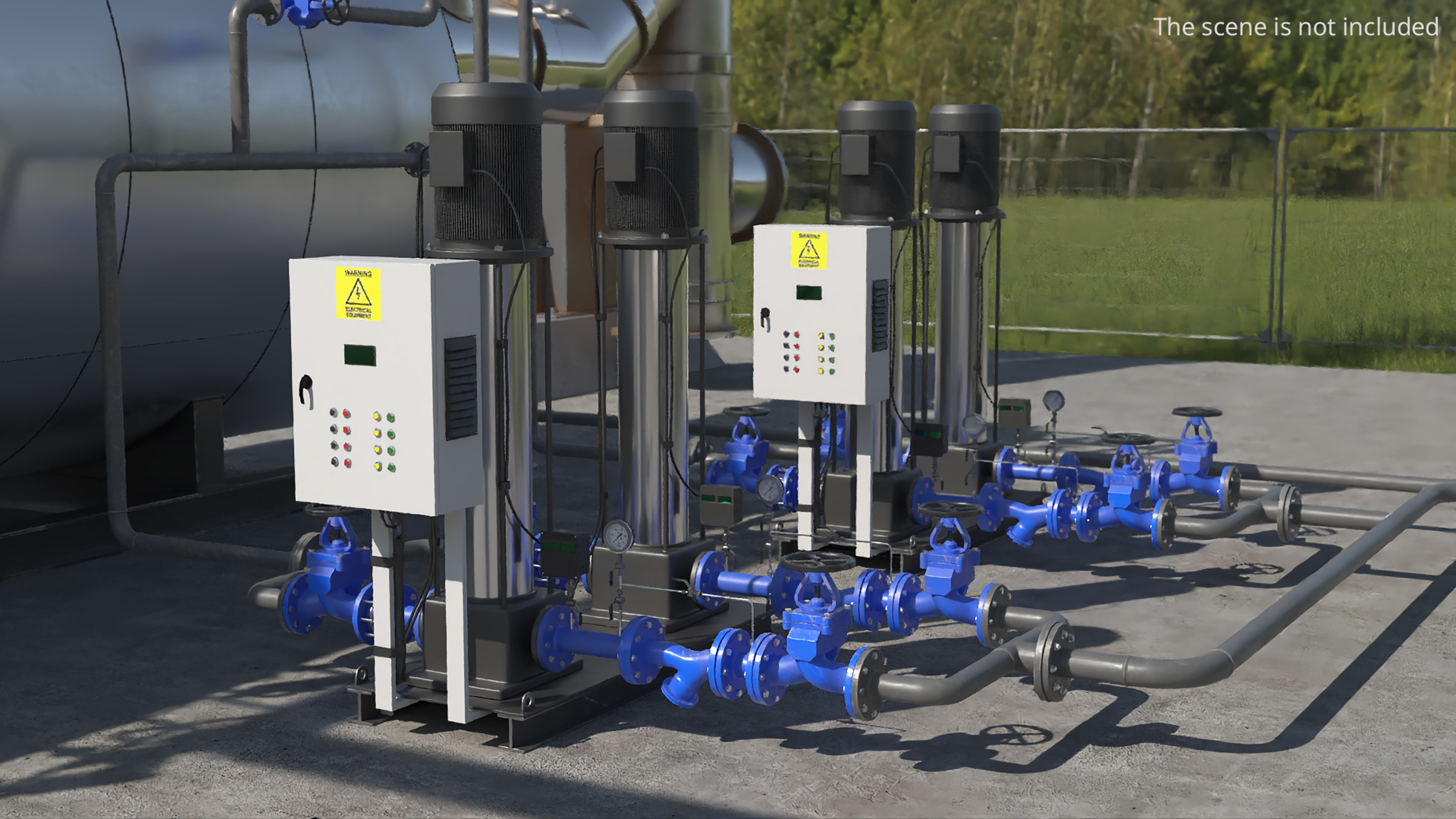 Multistage Pump System with Valve Manifold - view 2