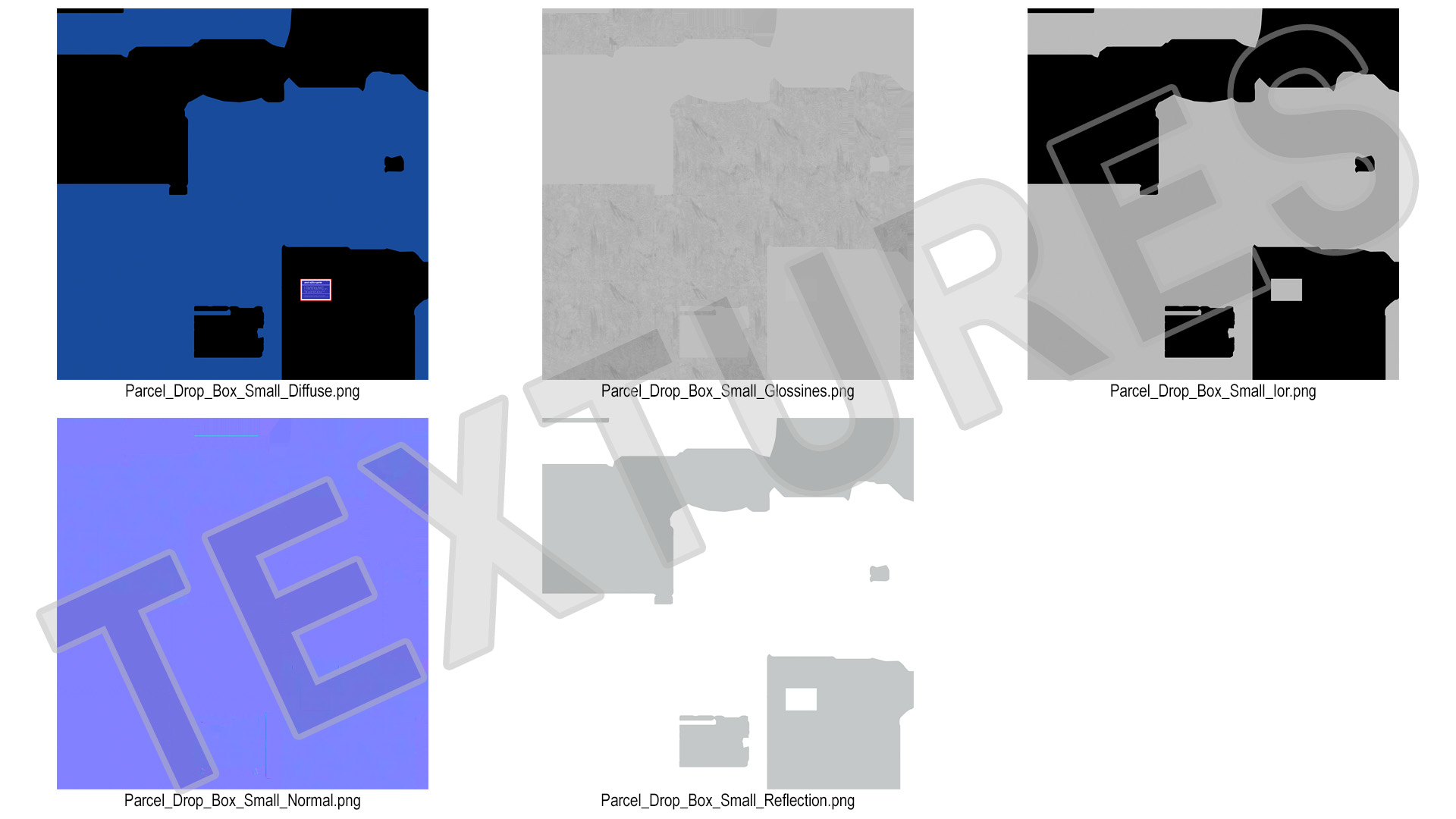 3D Parcel Drop Box Small