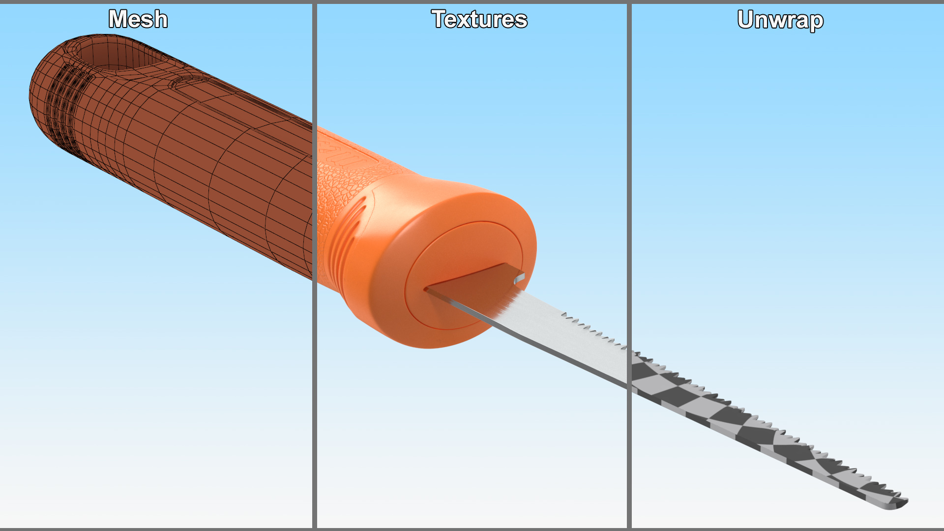 3D Saw Knife for Pumpkin