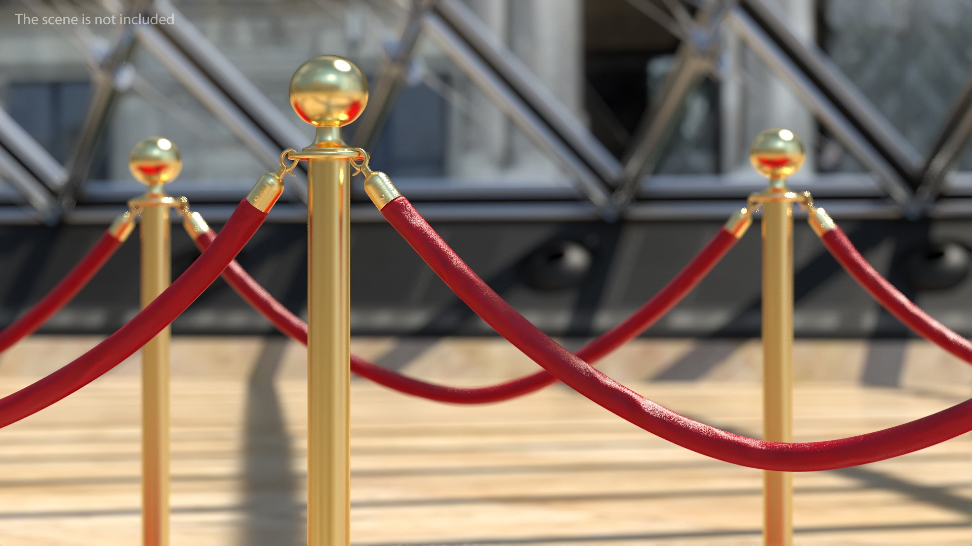 3D Red Carpet Scene